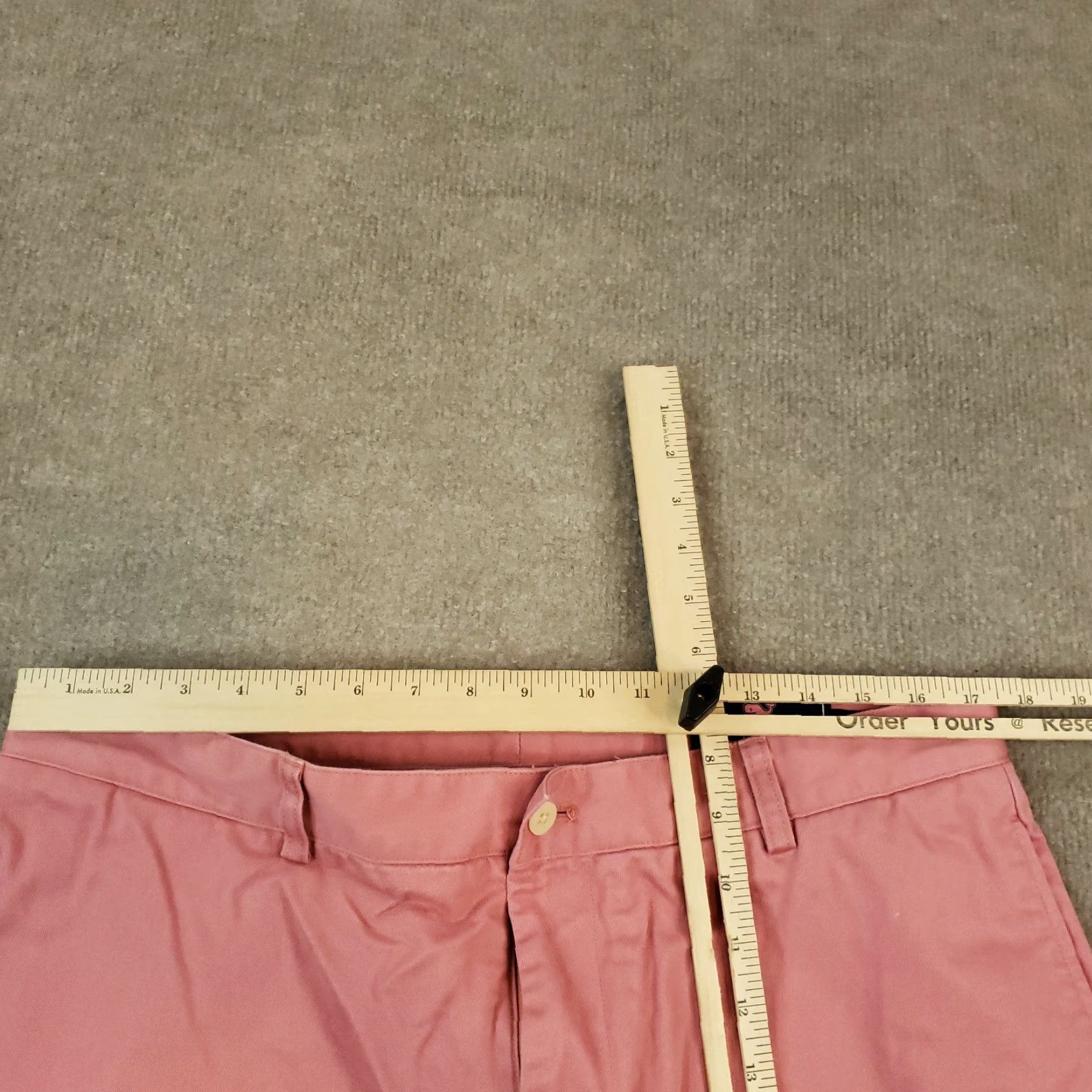 Vineyard Vines Vineyard Vines Pink Chino Pants Mens 36x32 Straight Leg Cotton Size US 36 / EU 52 - 4 Thumbnail