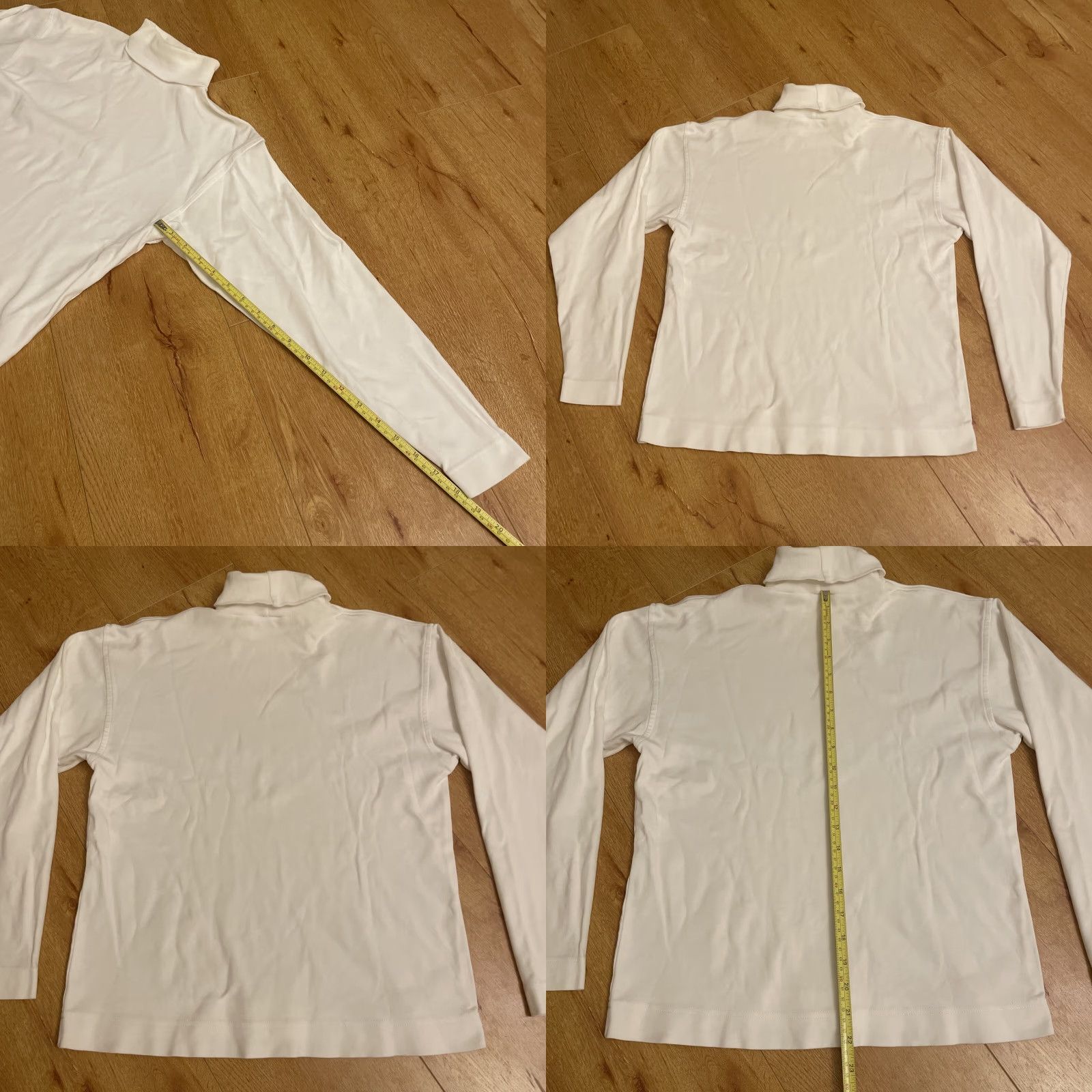 Banana Republic VINTAGE Banana Republic Y2K Knit Turtleneck shirt White Women's Classic Small Preppy Pullover Knit Sweater Women Size S / US 4 / IT 40 - 8 Thumbnail