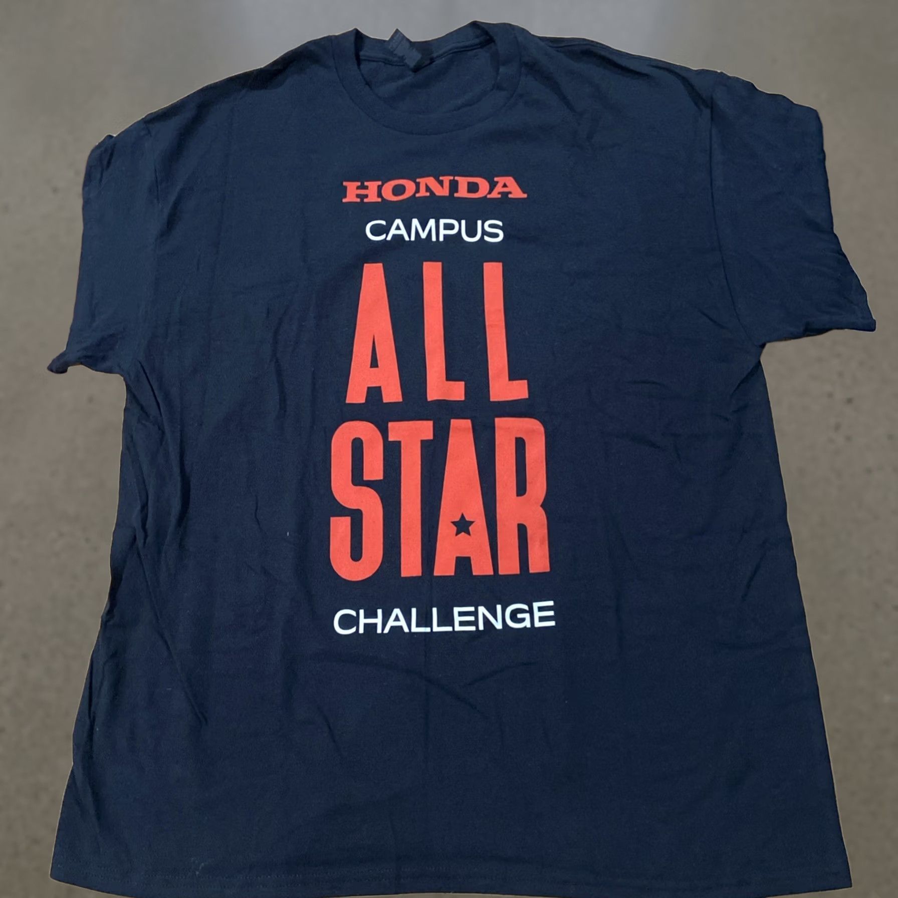 Honda VINTAGE Honda Campus All-Star Challenge T Shirt Black XL Men t-shirt Size US XL / EU 56 / 4 - 1 Thumbnail