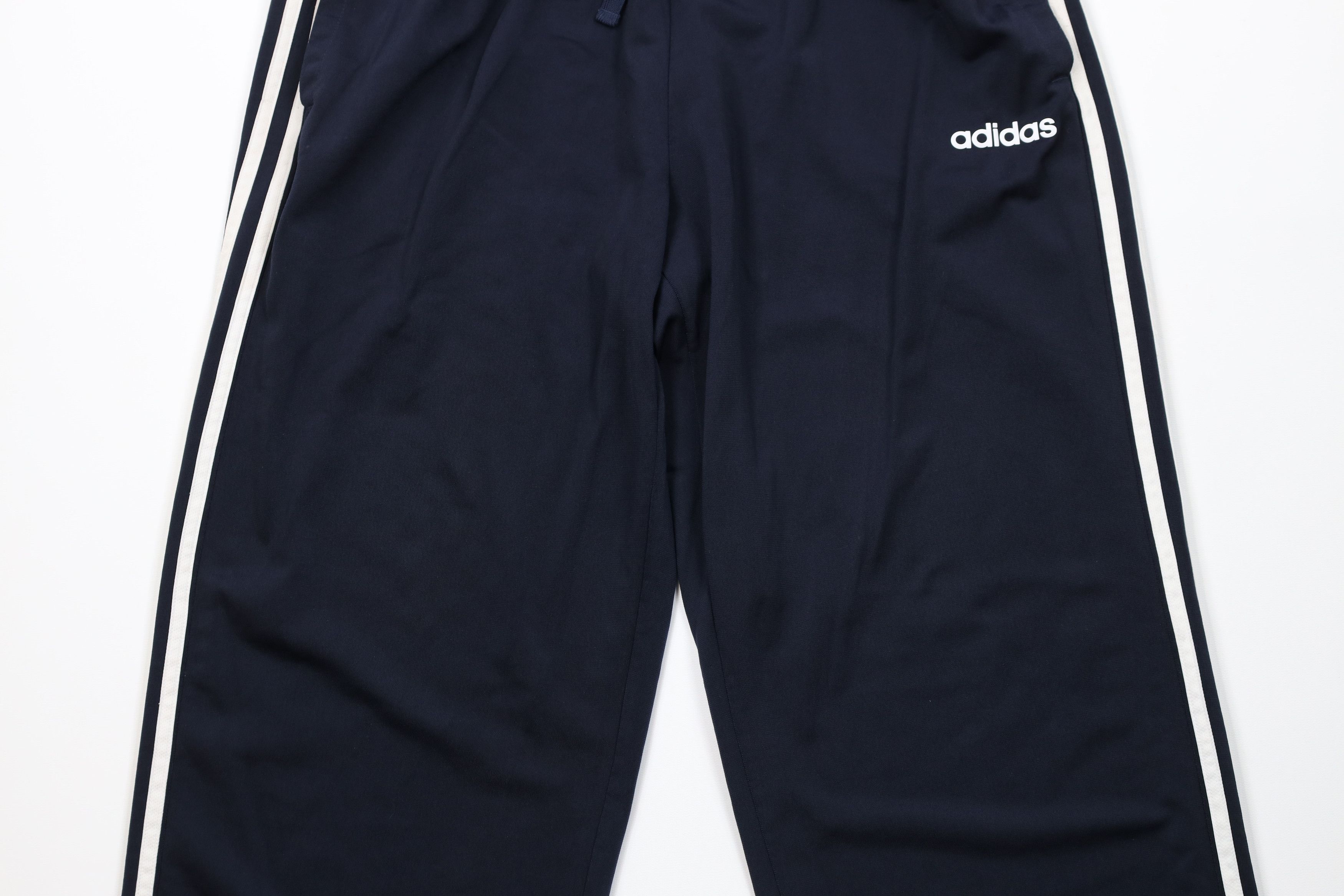 Adidas Vintage Y2K Adidas Spell Striped Wide Leg Sweatpants Blue Size US 38 / EU 54 - 3 Thumbnail