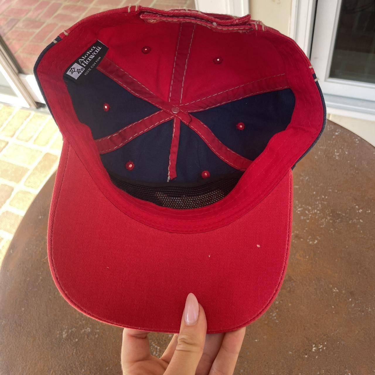 Other NWOT Red and navy Maui embroidered baseball hat Size ONE SIZE - 3 Thumbnail