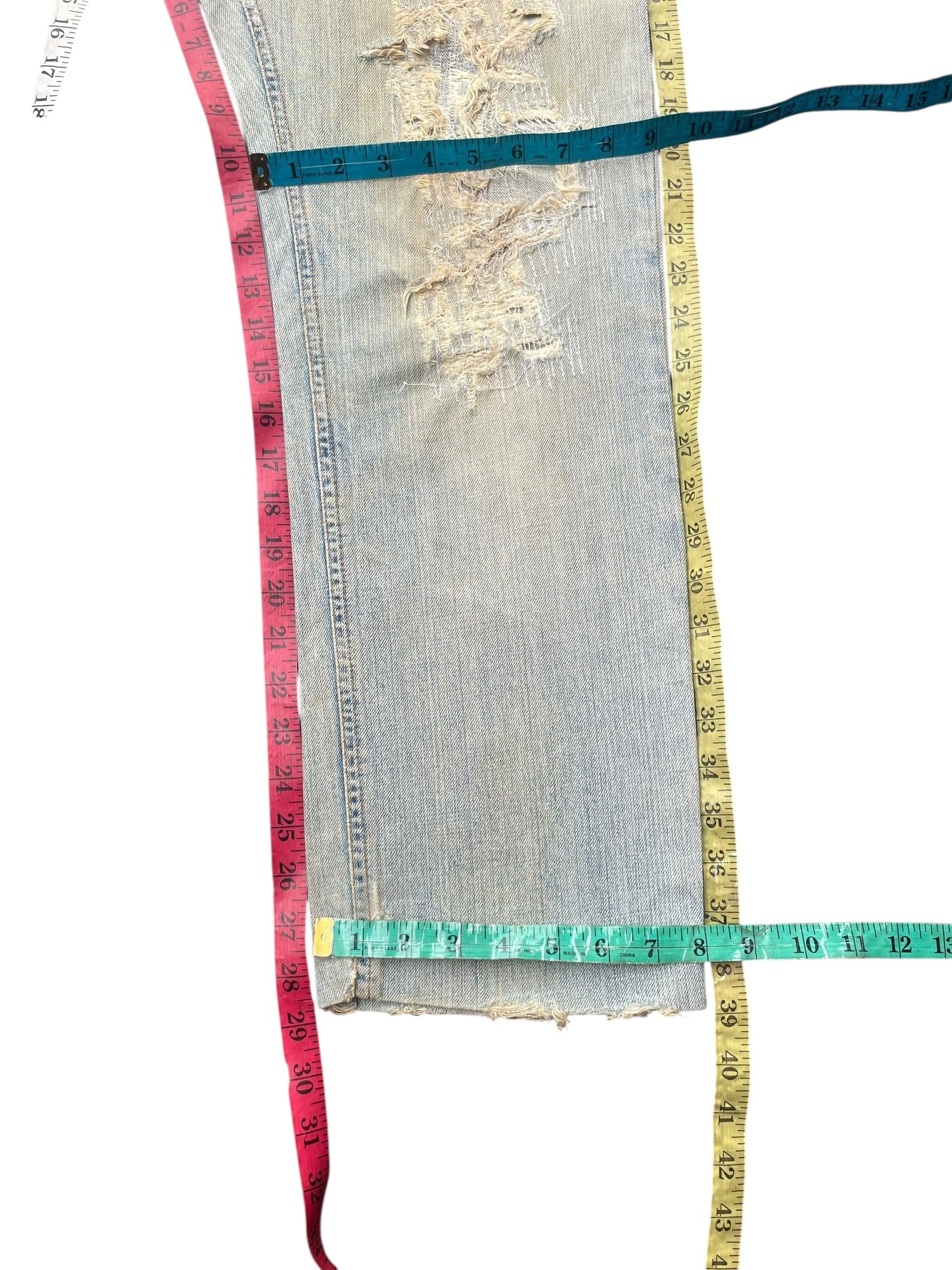 Dolce & Gabbana Dolce & Gabbana Distresed Denim Size US 35 - 17 Thumbnail