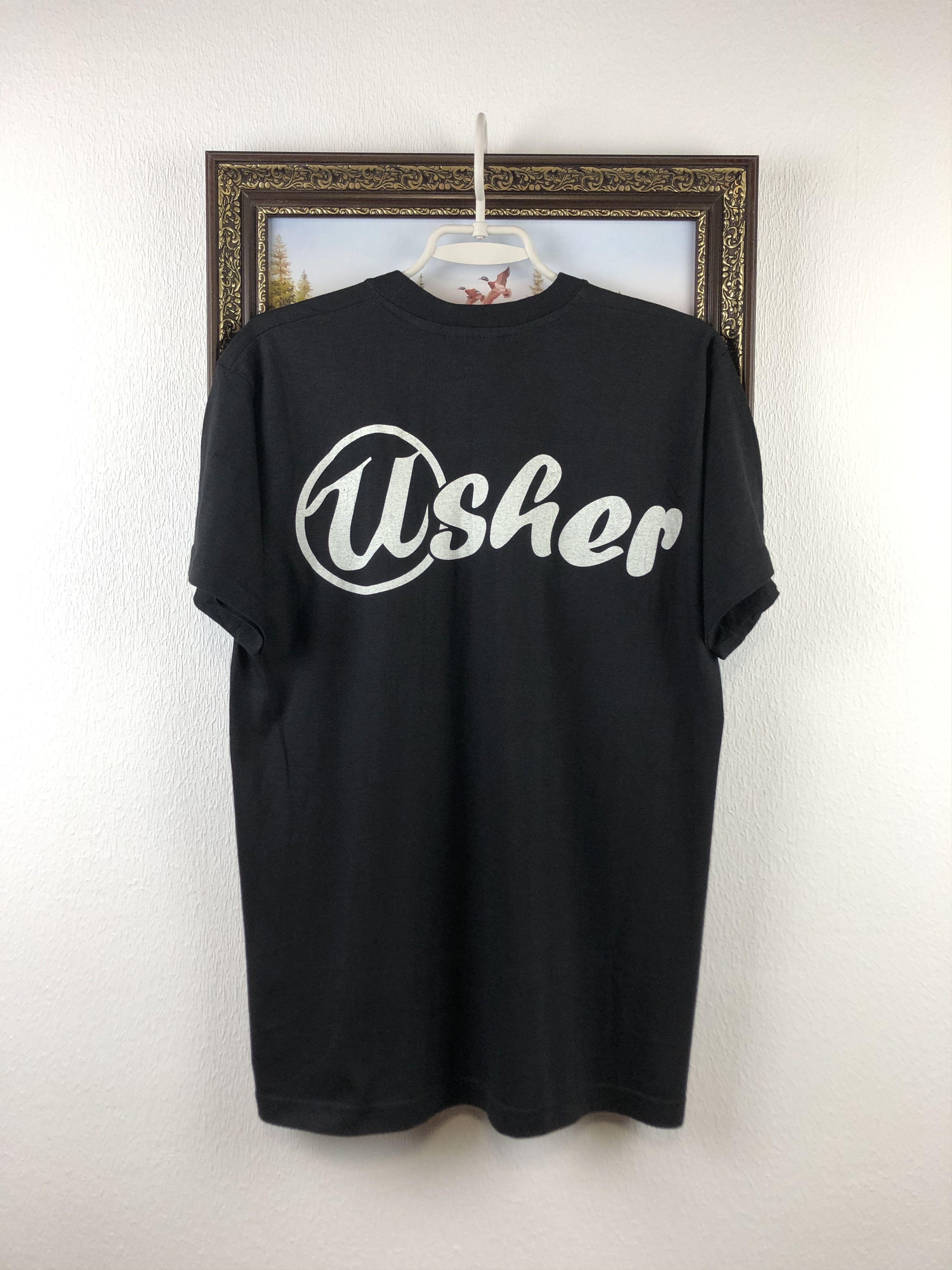 Band Tees Vintage Usher Shirt Rap Band Tee Concert Graphic Black Size US L / EU 52-54 / 3 - 8 Thumbnail