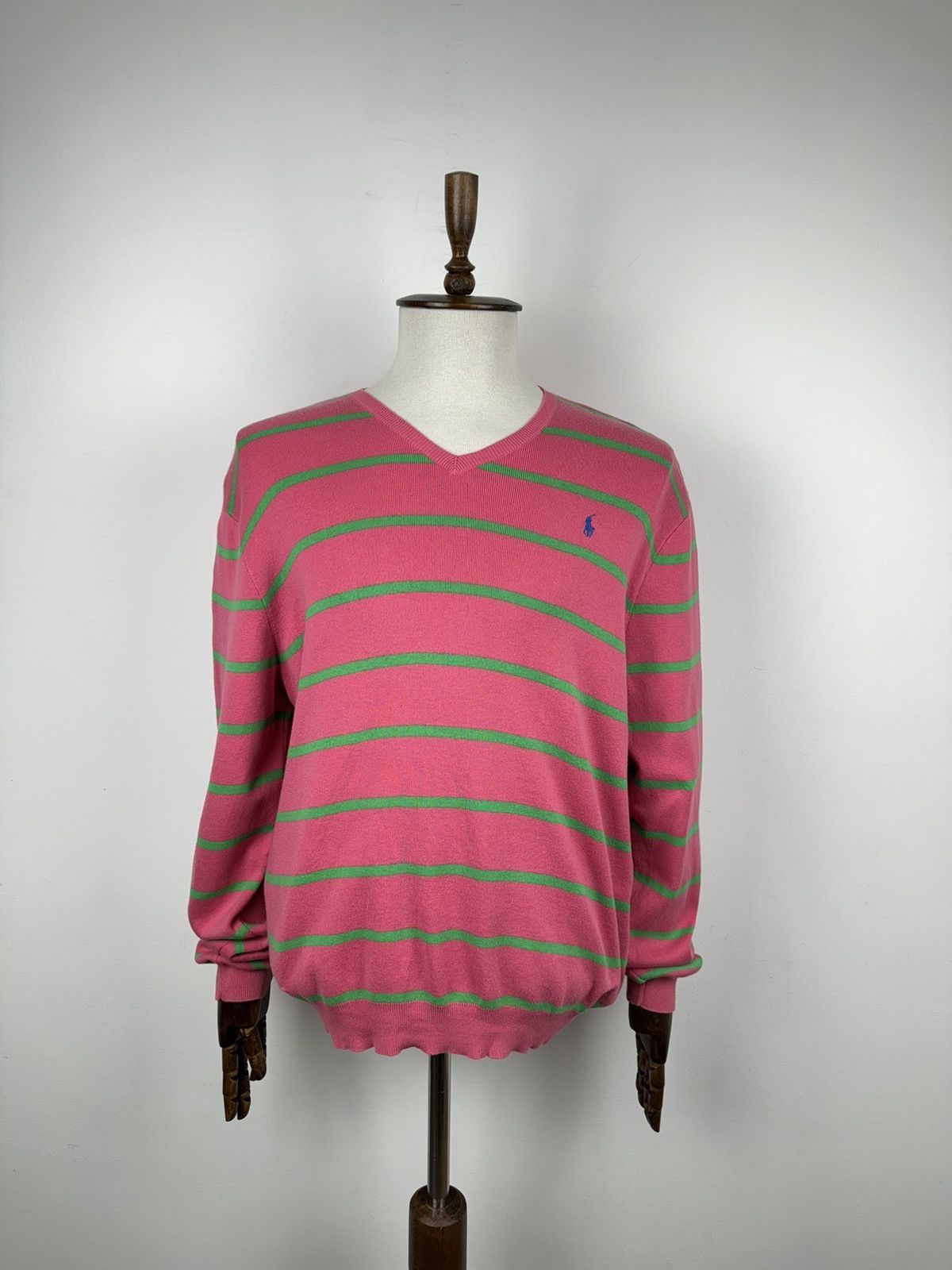 Polo Ralph Lauren × Vintage Men’s Vintage Polo Ralph Lauren V-Neck Sweater size XL Size US XL / EU 56 / 4 - 1 Thumbnail