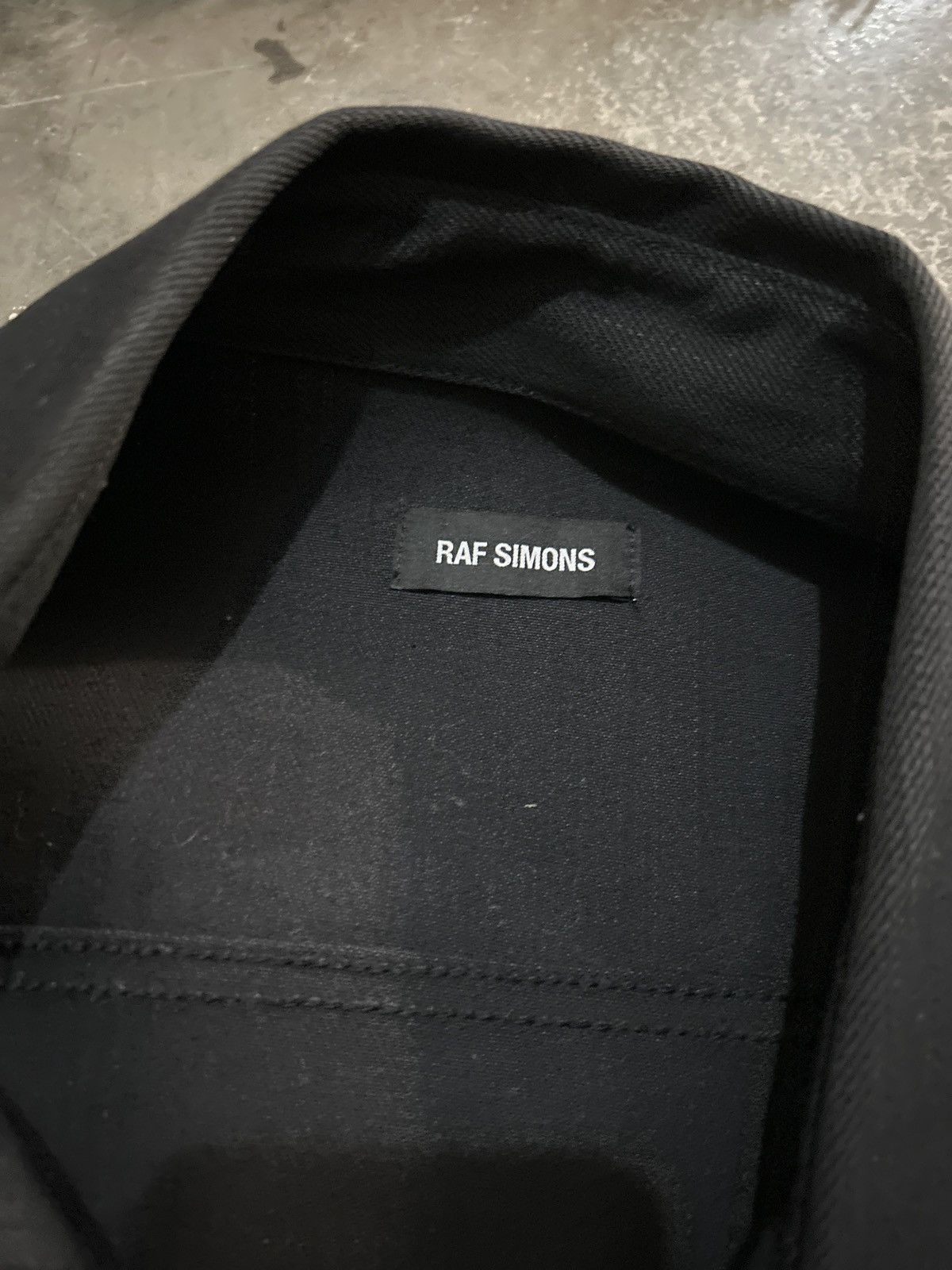 Raf Simons Raf Simons Black Denim Button Up Size US M / EU 48-50 / 2 - 3 Thumbnail
