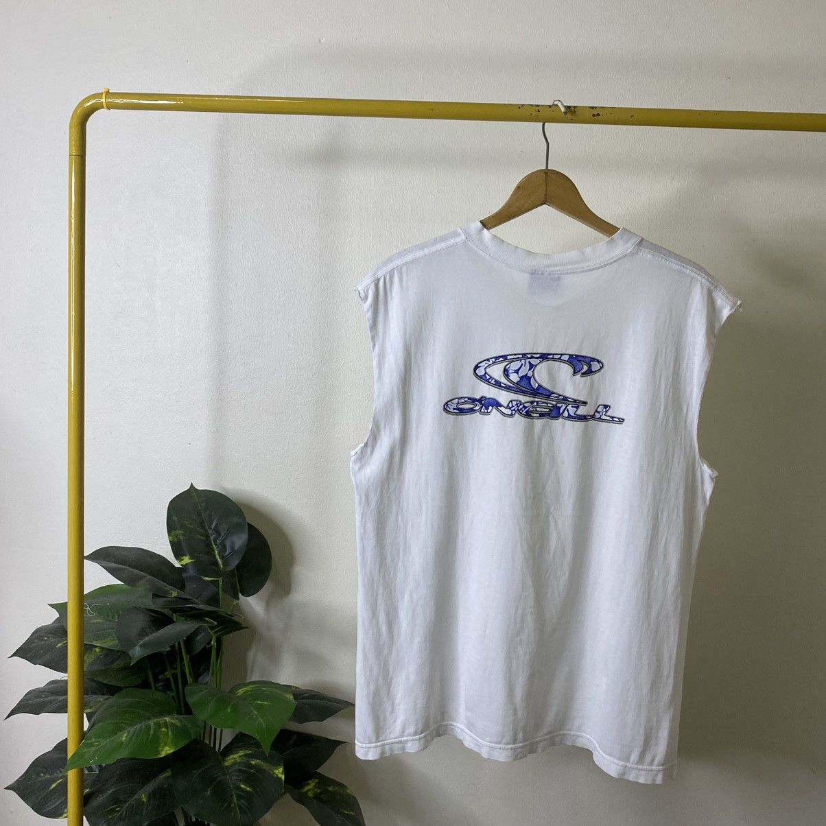 O'Neill Vintage 1990s Oneill Surf Big Logo Surfing Tank Top Size US M / EU 48-50 / 2 - 1 Thumbnail