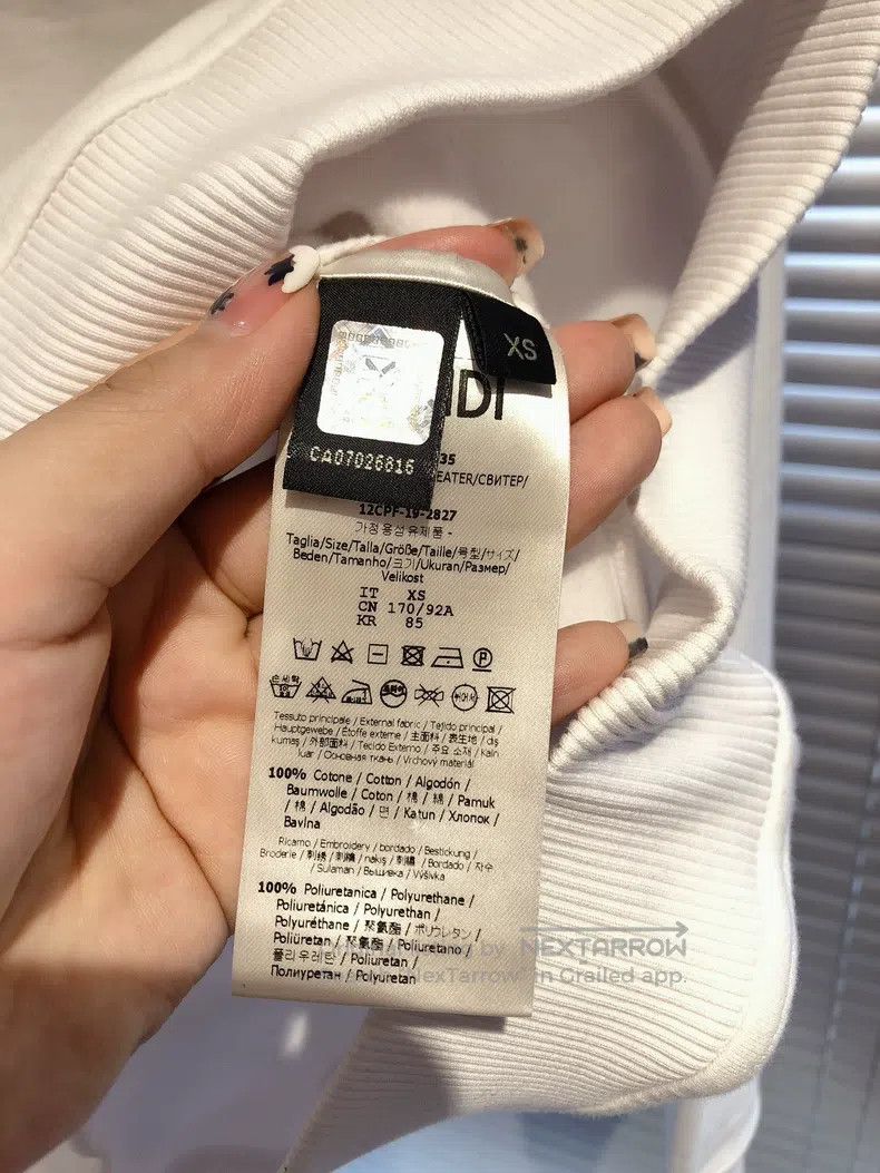 Fendi Fendi Rihanna Collaboration White Sweatshirt Size XS / US 0-2 / IT 36-38 - 9 Thumbnail