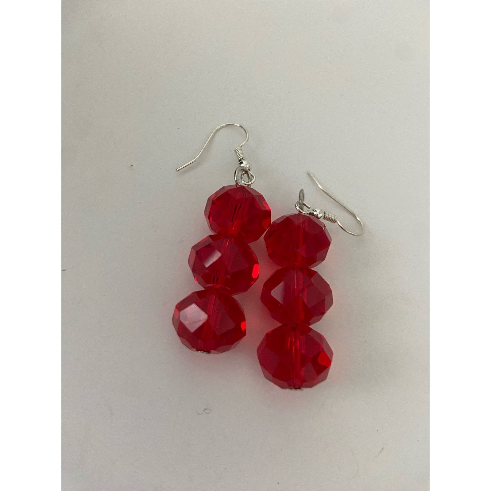 Other red glass bead earrings Size ONE SIZE - 4 Thumbnail