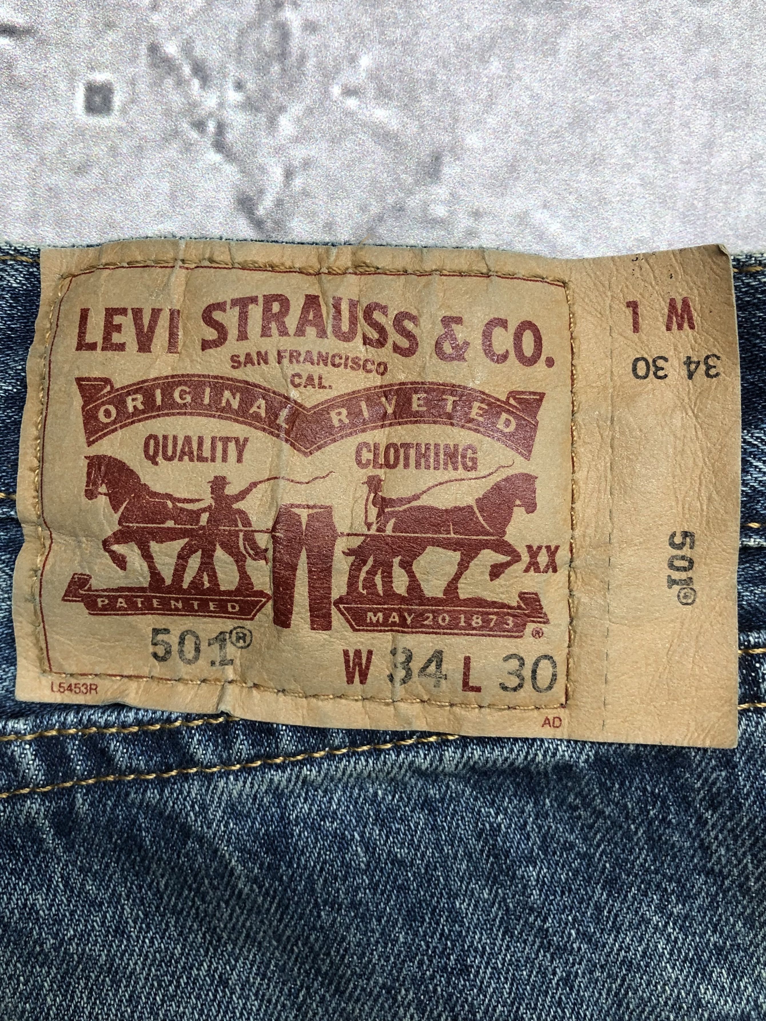 Levi's Levi’s 501 Vintage Denim Jeans Size US 34 / EU 50 - 10 Thumbnail