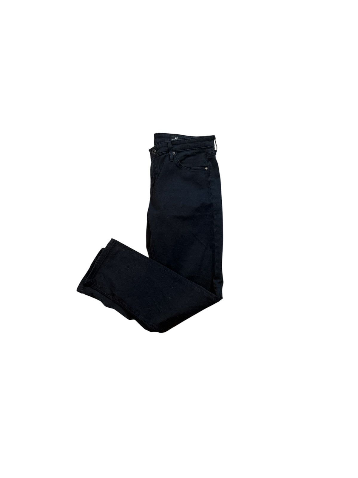 AG Adriano Goldschmied Adriano Goldschmied Jeans Womens 28R Black Denim Size 28" / US 6 / IT 42 - 1 Thumbnail