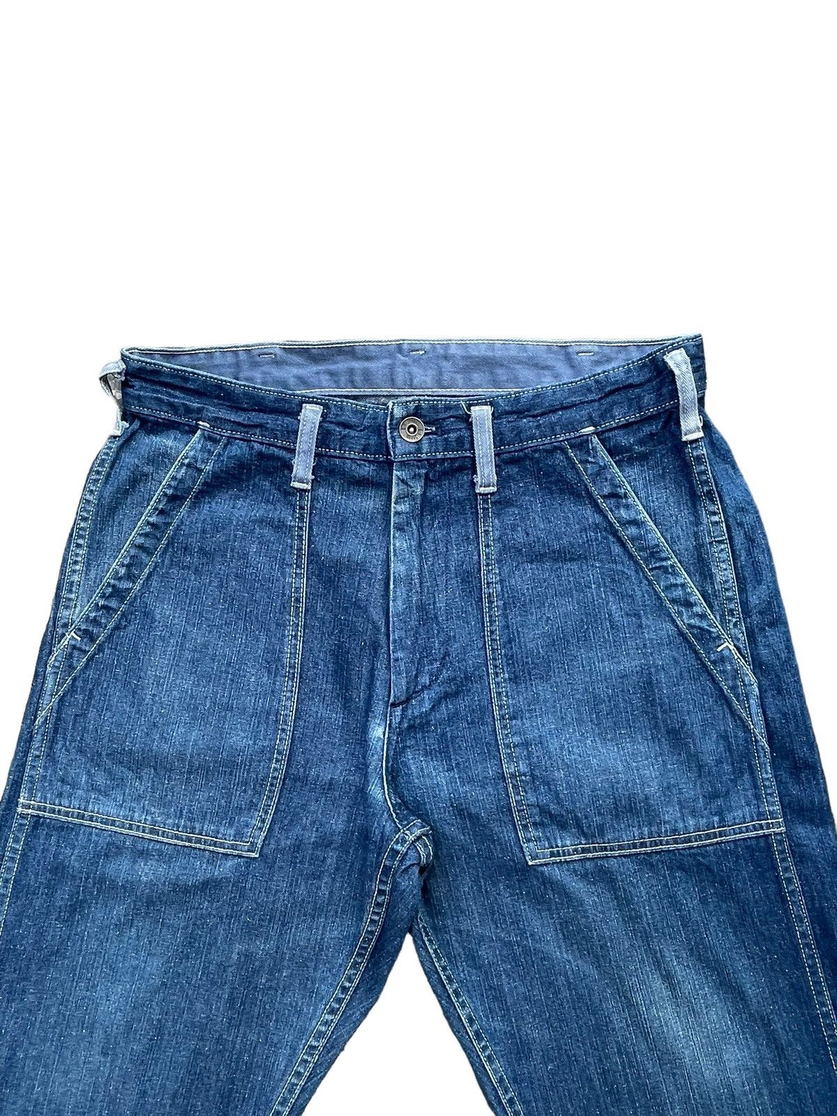 GU × Japanese Brand GU Baker Pant Denim Size US 33 - 3 Thumbnail