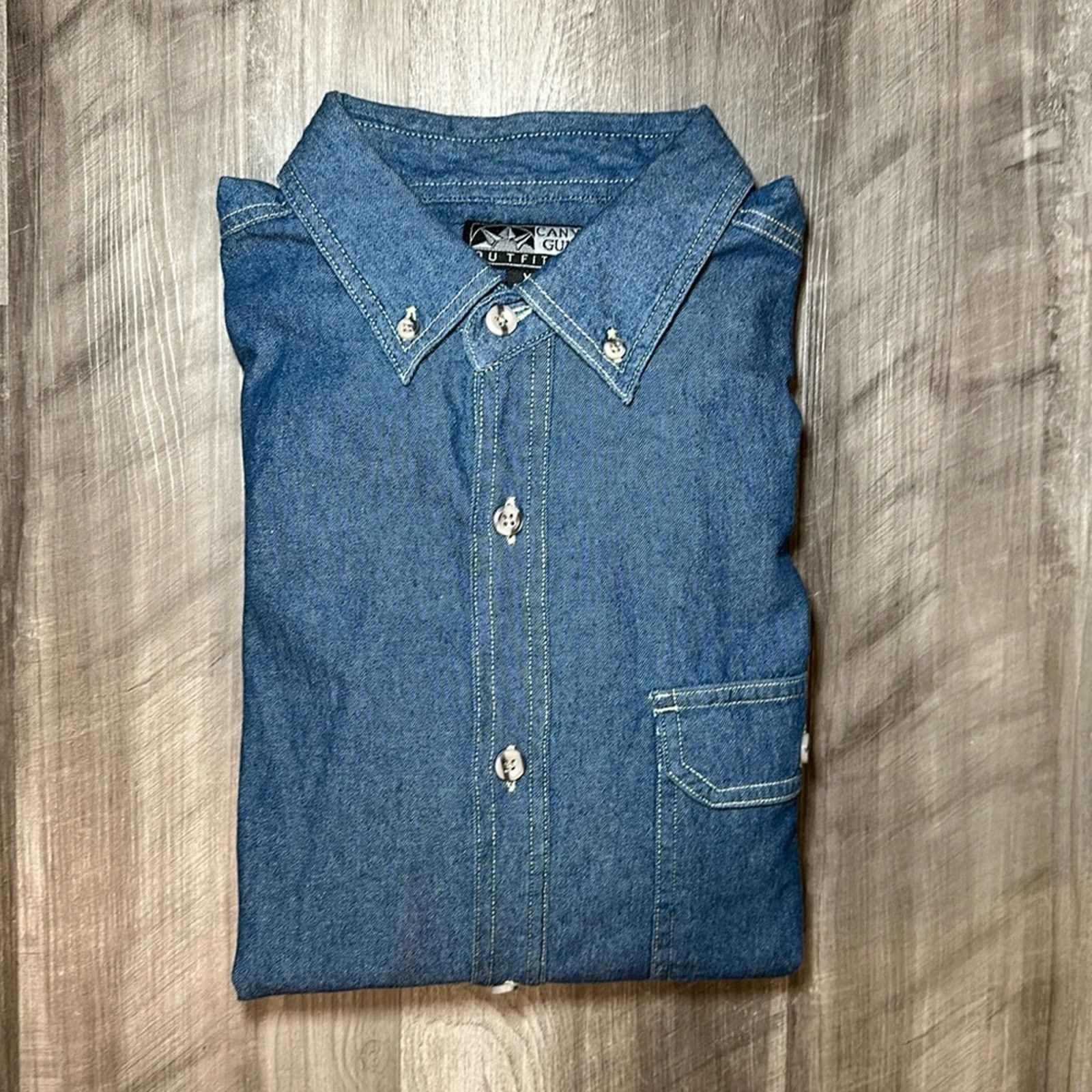 Other Canyon Guide Outfitters Denim Long Sleeve Button Down - XL Size US XL / EU 56 / 4 - 1 Thumbnail