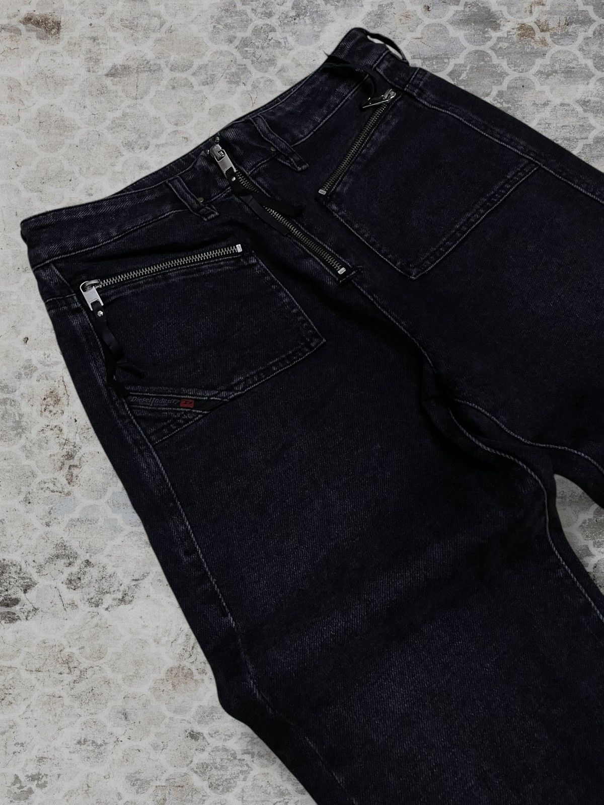 Diesel Vintage Authentic Designer Diesel D-Earlie High Waist Denim Size US 28 / EU 44 - 7 Thumbnail