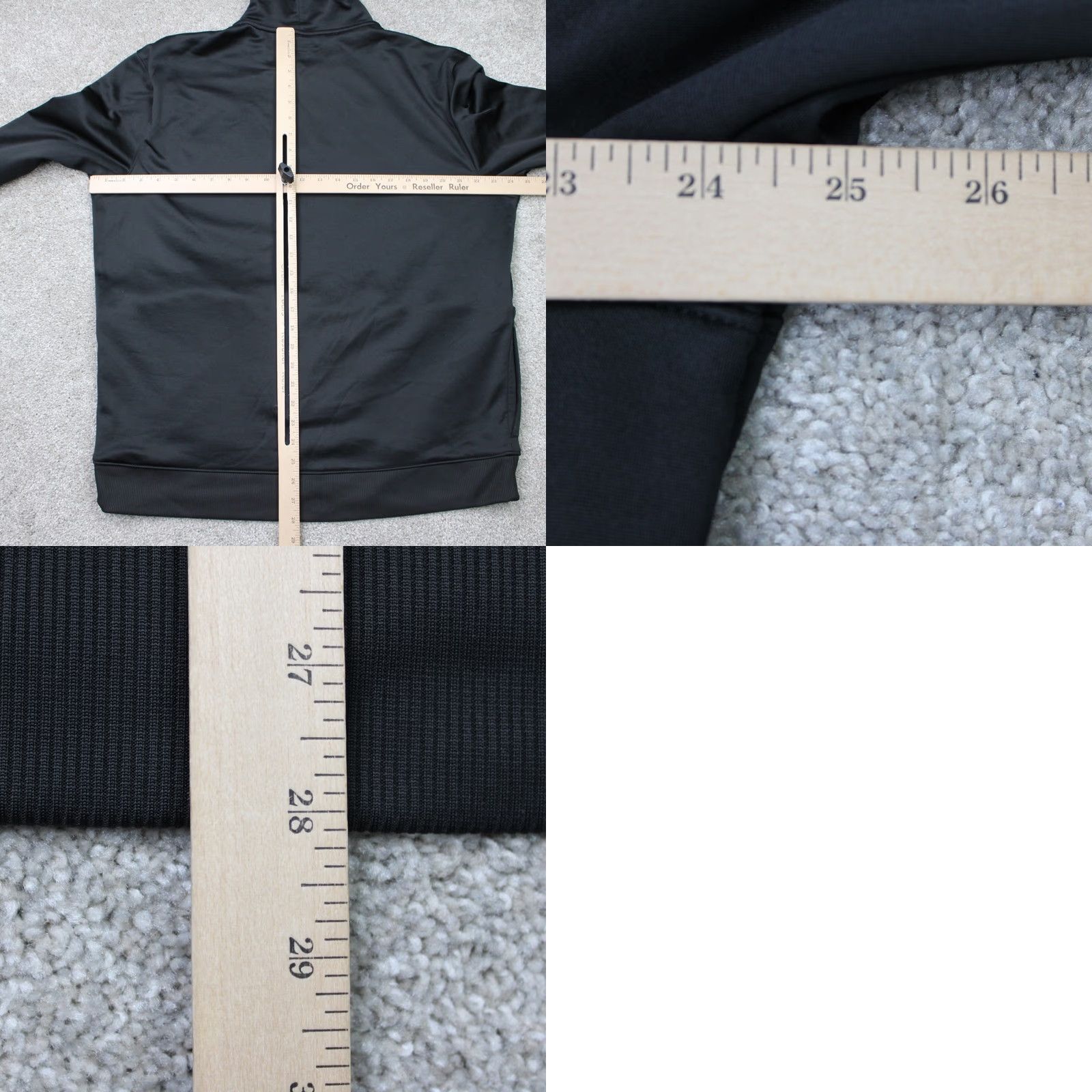 Vintage Reel Legends Hoodie Mens XL Black First Mate Pockets Hooded Sweatshirt Size US XL / EU 56 / 4 - 9 Thumbnail