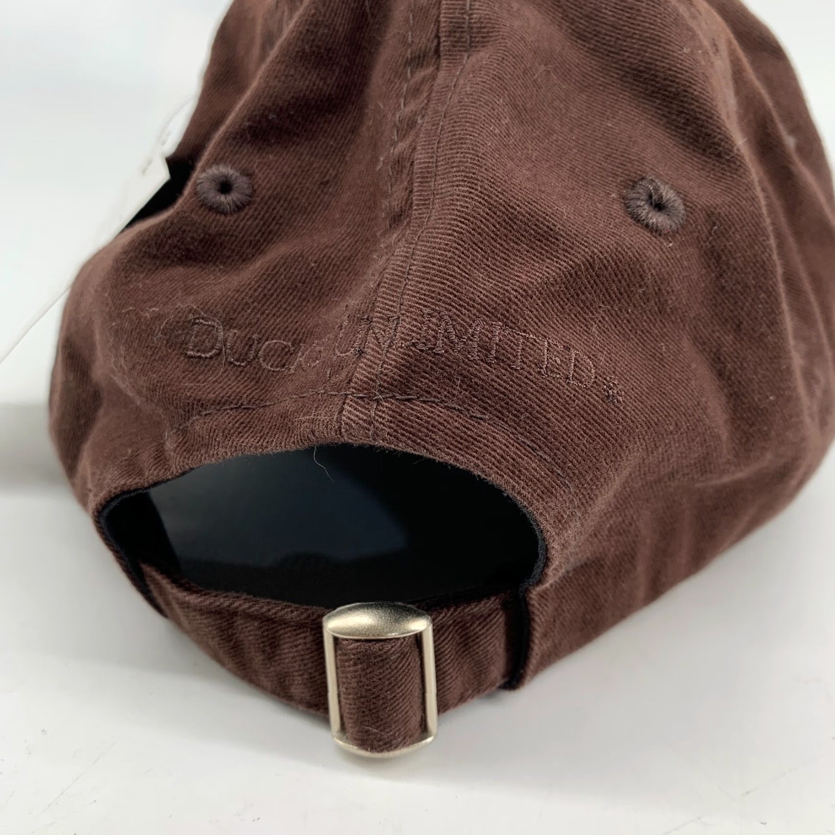 Vintage Ducks Unlimited Baseball Cap Men's Brown Adjustable Strap One Size NWT Cap Outdoor Casual Hat Size ONE SIZE - 5 Thumbnail