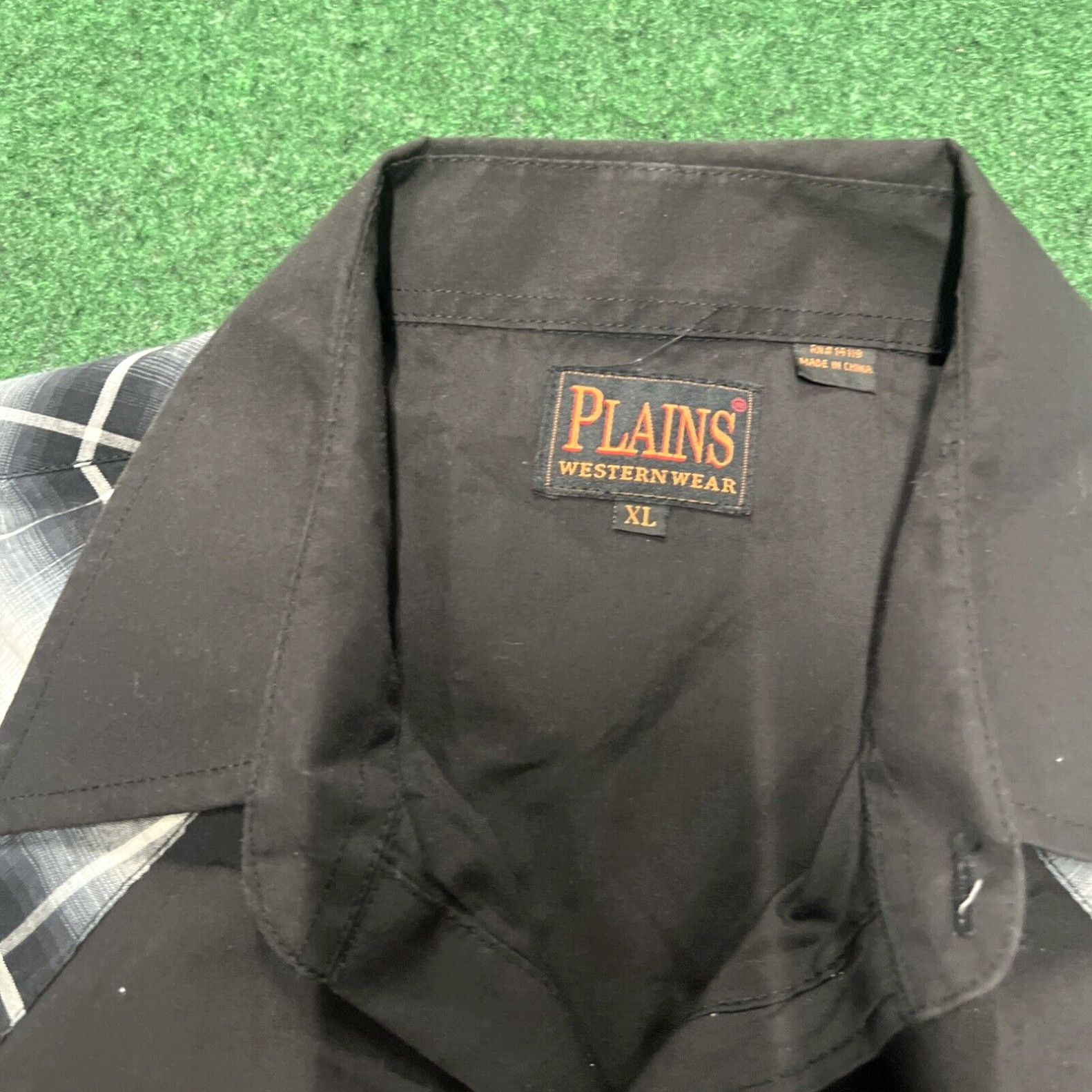 Vintage Vintage Plains Shirt Adult XL Western Wear Pearl Snap Cowboy Embroidered Mens Size US XL / EU 56 / 4 - 6 Thumbnail