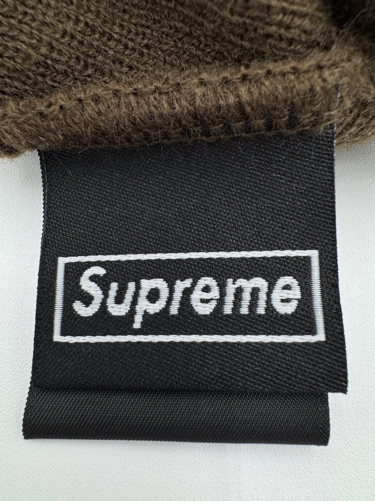 New Era × Supreme Supreme New Era Monogram Beanie Brown Size ONE SIZE - 10 Thumbnail