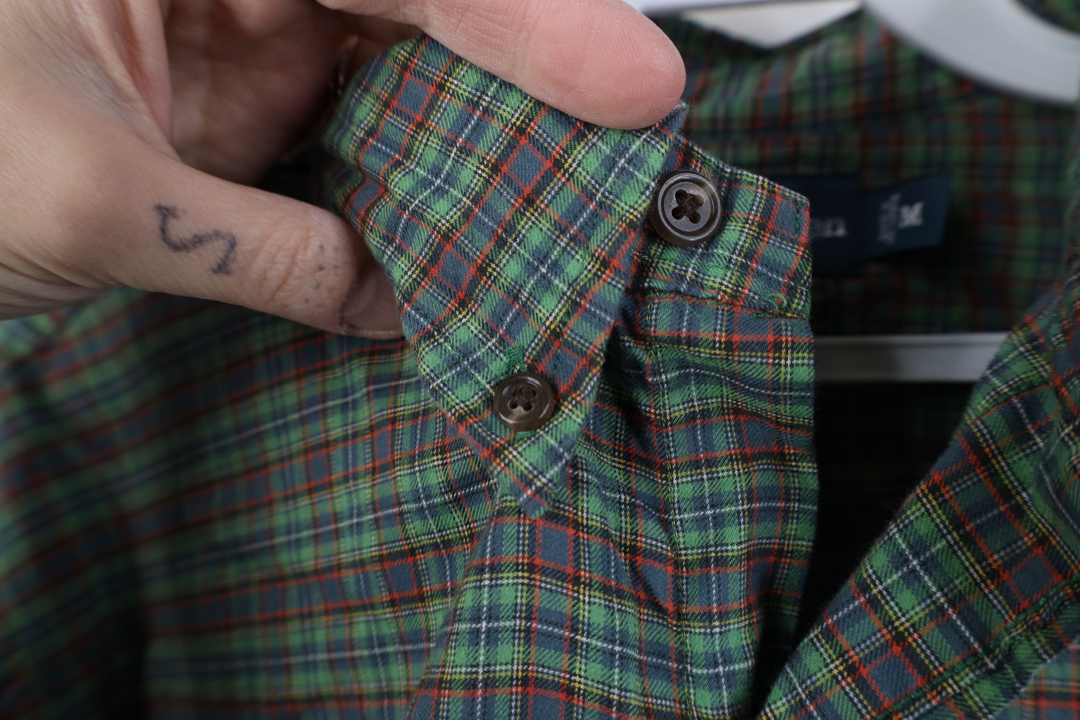 Ralph Lauren Vintage 90s Ralph Lauren Fit Flannel Button Down Shirt Size US M / EU 48-50 / 2 - 6 Thumbnail