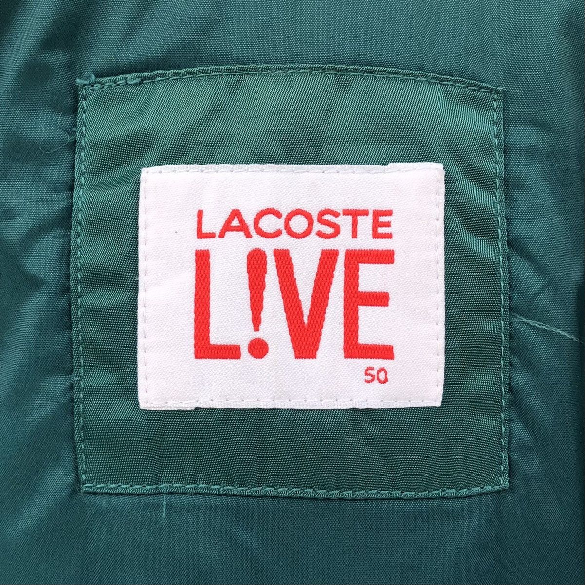 Lacoste LACOSTE LIVE TAFFETA BOMBER JACKET EMERALD GREEN MENS Size US M / EU 48-50 / 2 - 17 Thumbnail