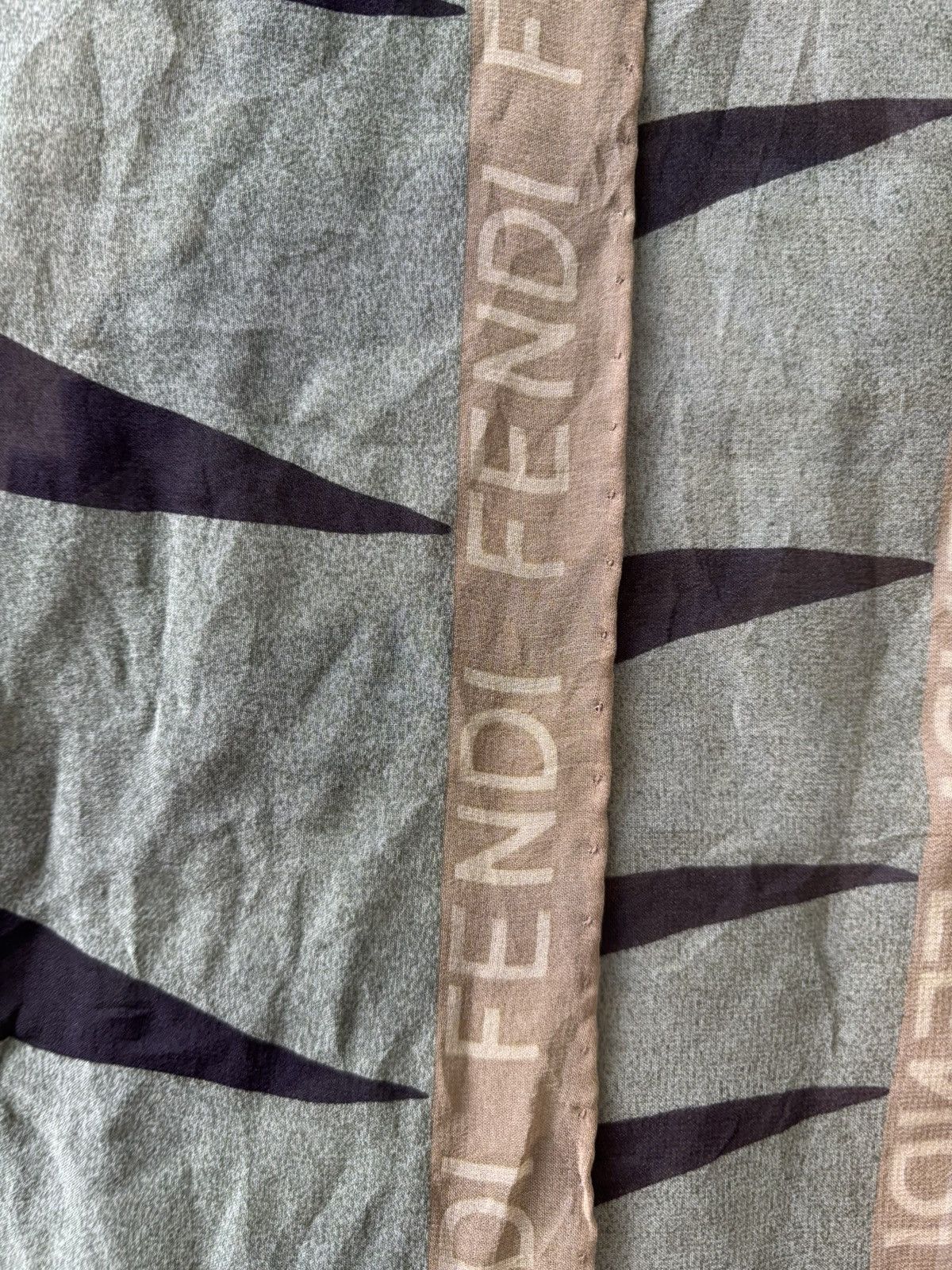 Fendi FENDI FF Monogram Vintage Scarf Size ONE SIZE - 4 Thumbnail