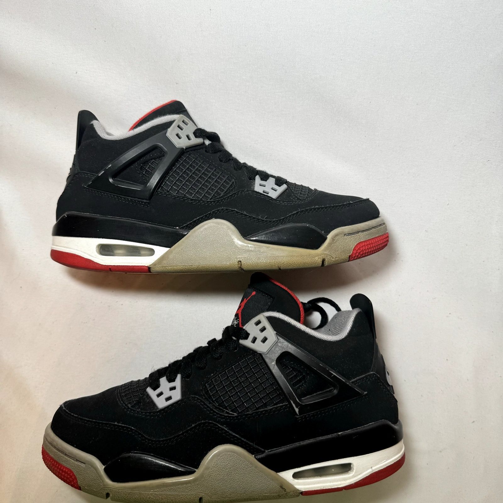 Jordan Brand × Nike Nike Air Jordan 4 Retro OG GS Bred 2019 Men's Shoes - Size 6 Size US 6 / EU 39 - 2 Thumbnail