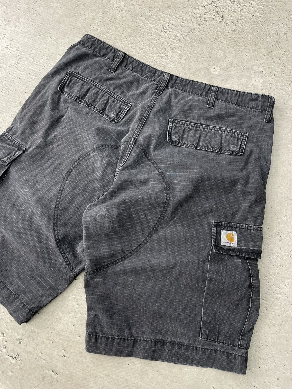 Carhartt Wip Cargo washed Carhartt shorts pants y2k Size US 38 / EU 54 - 8 Thumbnail