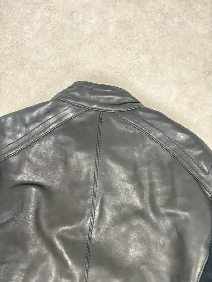 Dirk Bikkembergs AW2008 Dirk Bikkembergs Black Leather Contrast Block Jacket Size US M / EU 48-50 / 2 - 6 Thumbnail