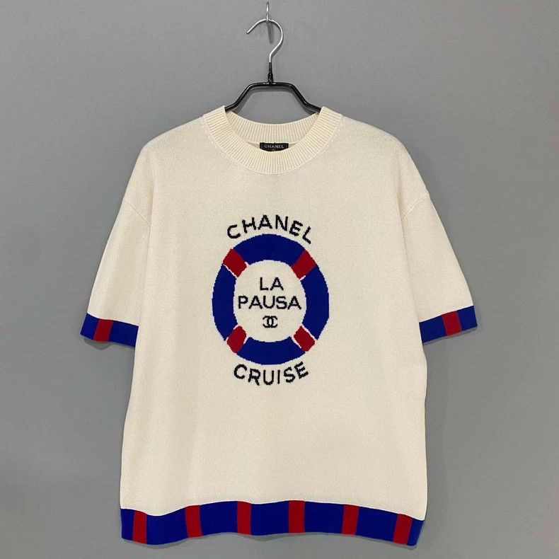 Chanel Cruise series cashmere short sleeves