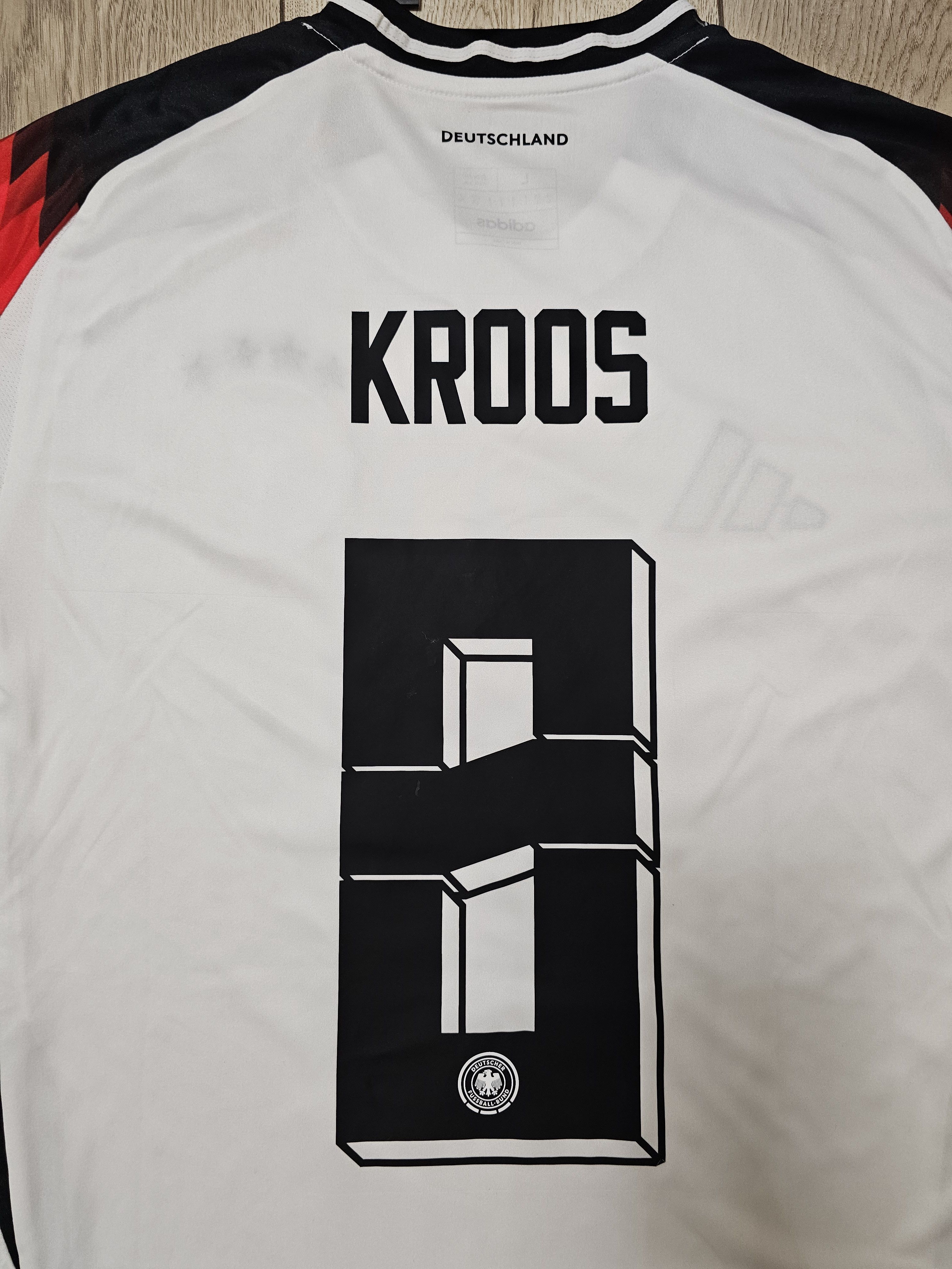 Adidas GERMANY 2024 HOME EURO KROOS FOOTBALL SHIRT SOCCER JERSEY Size US L / EU 52-54 / 3 - 5 Thumbnail