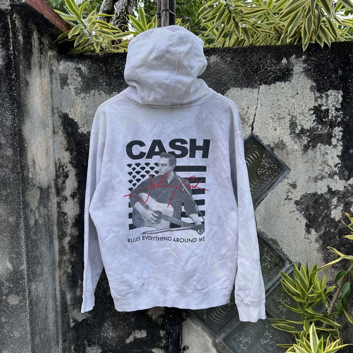 Diamond Supply Co. “RARE” DIAMOND SUPPLY CO. X JOHNNY CASH TRASHED HOODIE Size US M / EU 48-50 / 2 - 1 Thumbnail