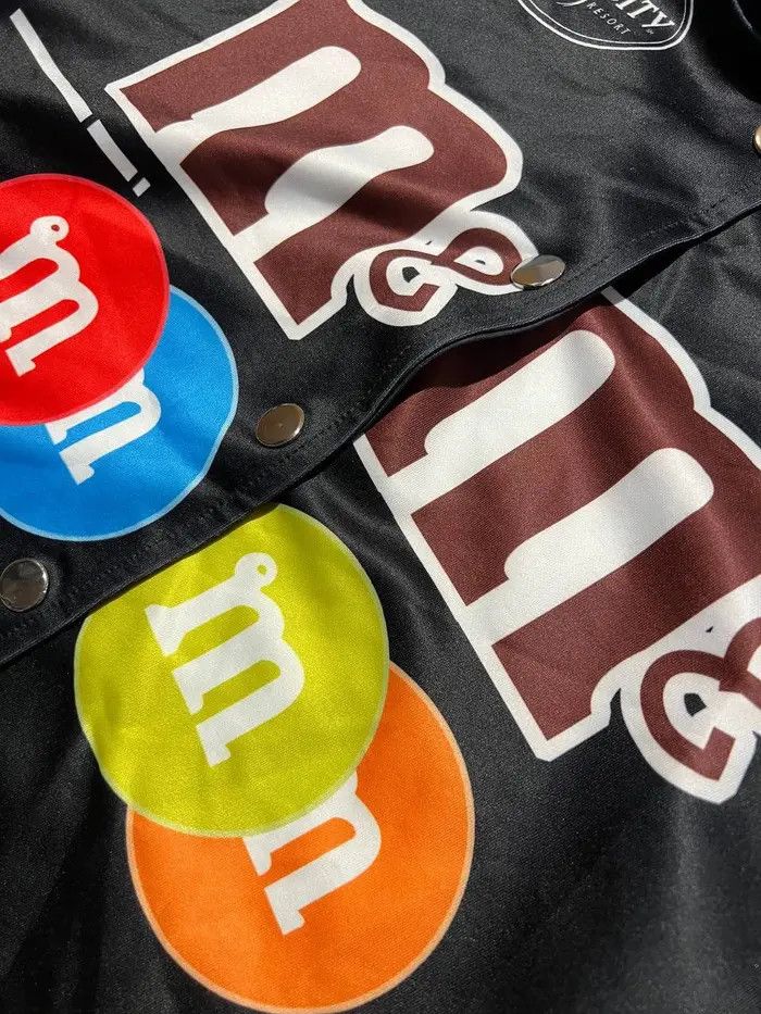 NASCAR Vintage M&Ms NASCAR Racing Bomber Jacket Big Logo F1 Size US L / EU 52-54 / 3 - 3 Thumbnail