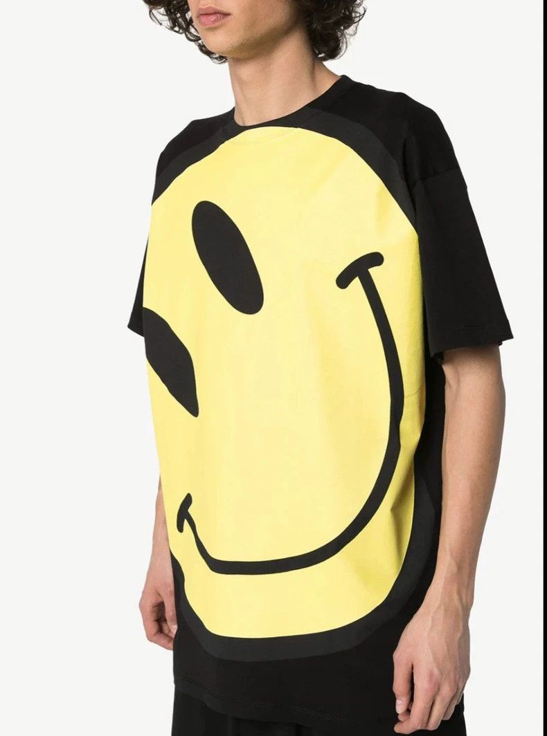 Raf Simons raf simons 20SS black smiley face short sleeve Size US S / EU 44-46 / 1 - 7 Thumbnail
