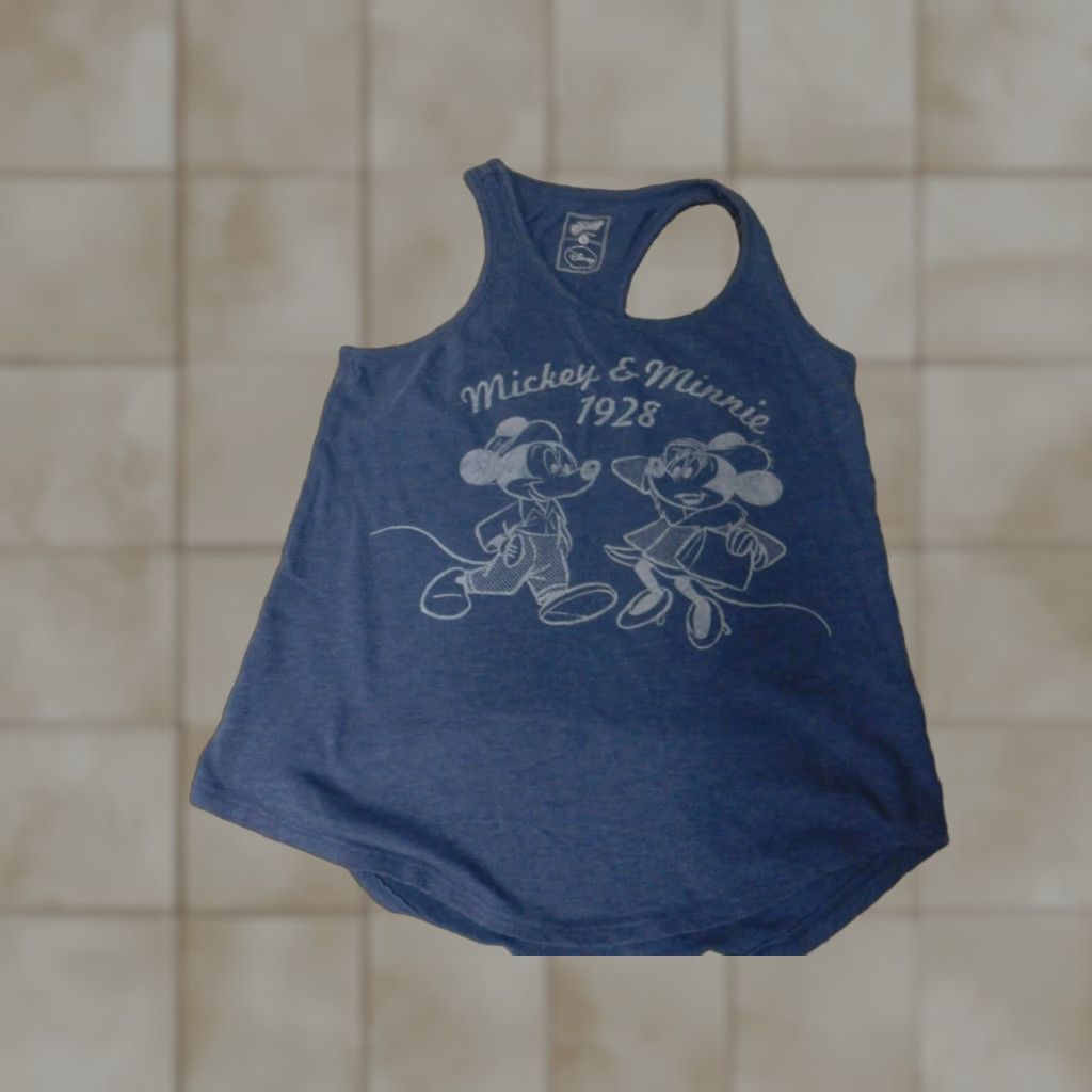Old Navy Old Navy Womens Shirt XS Blue Crew Neck Sleeveless Pullover Cotton Minnie Mouse Disney Blouse Size XS / US 0-2 / IT 36-38 - 1 Thumbnail