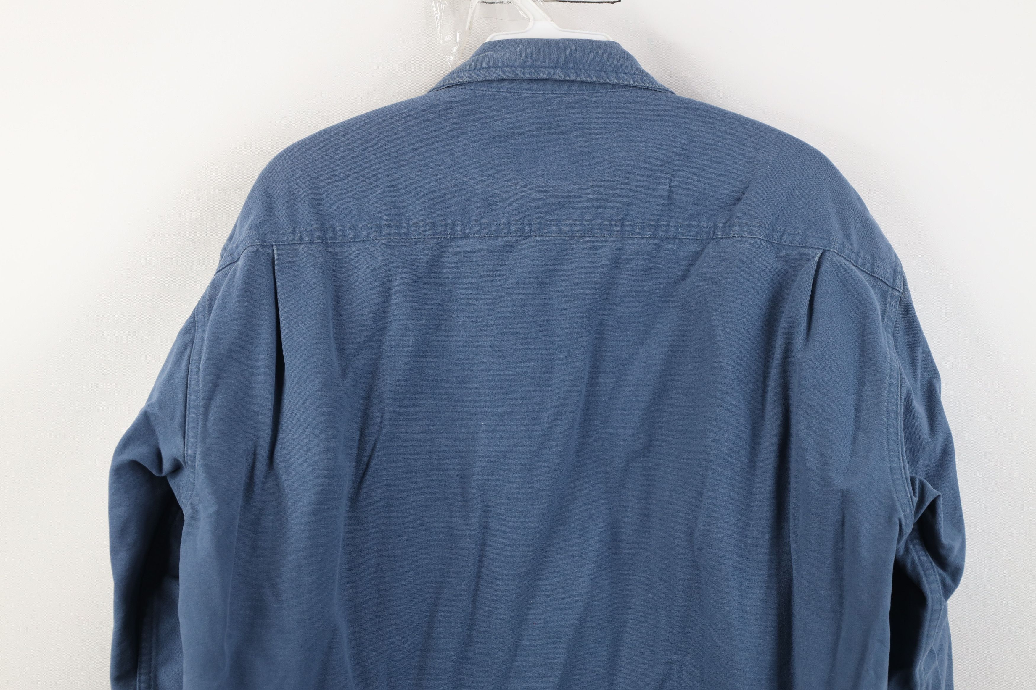 Cabelas Vintage 90s Cabelas Heavyweight Cloth Button Shirt Blue Size US M / EU 48-50 / 2 - 14 Thumbnail