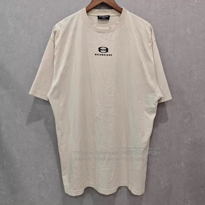 Balenciaga Balenciaga Round Ring Embroidered Short Sleeve Size US S / EU 44-46 / 1 - 4 Thumbnail