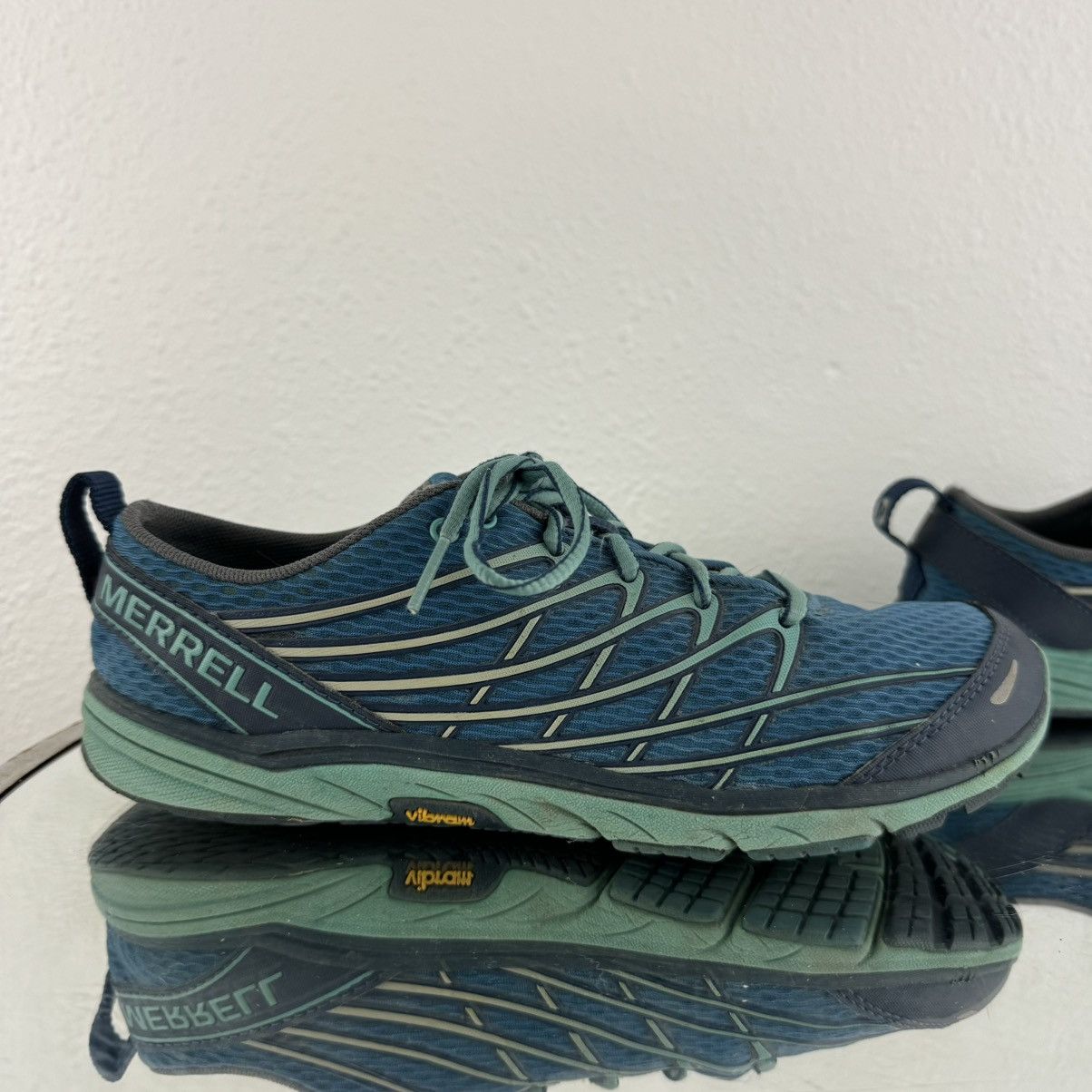 Merrell MERRELL Blue Teal Bare Access Arc 3 Vibram Gorpcore Sneakers Size US 7.5 / IT 37.5 - 3 Thumbnail