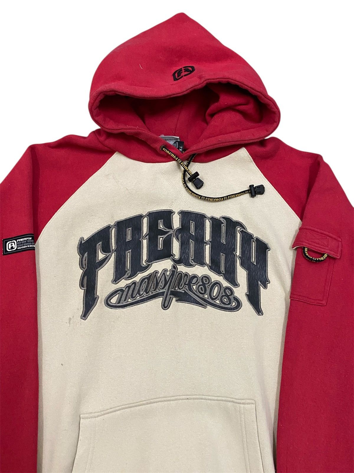 Vintage Vintage Freaky Heavy Hoodie Pullover Size US XL / EU 56 / 4 - 3 Thumbnail