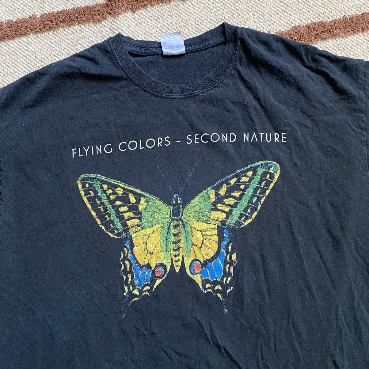 Band Tees FLYING COLORS ROCK BAND SECOND NATURE BUTTERFLY TOUR T SHIRT Size US XL / EU 56 / 4 - 3 Thumbnail
