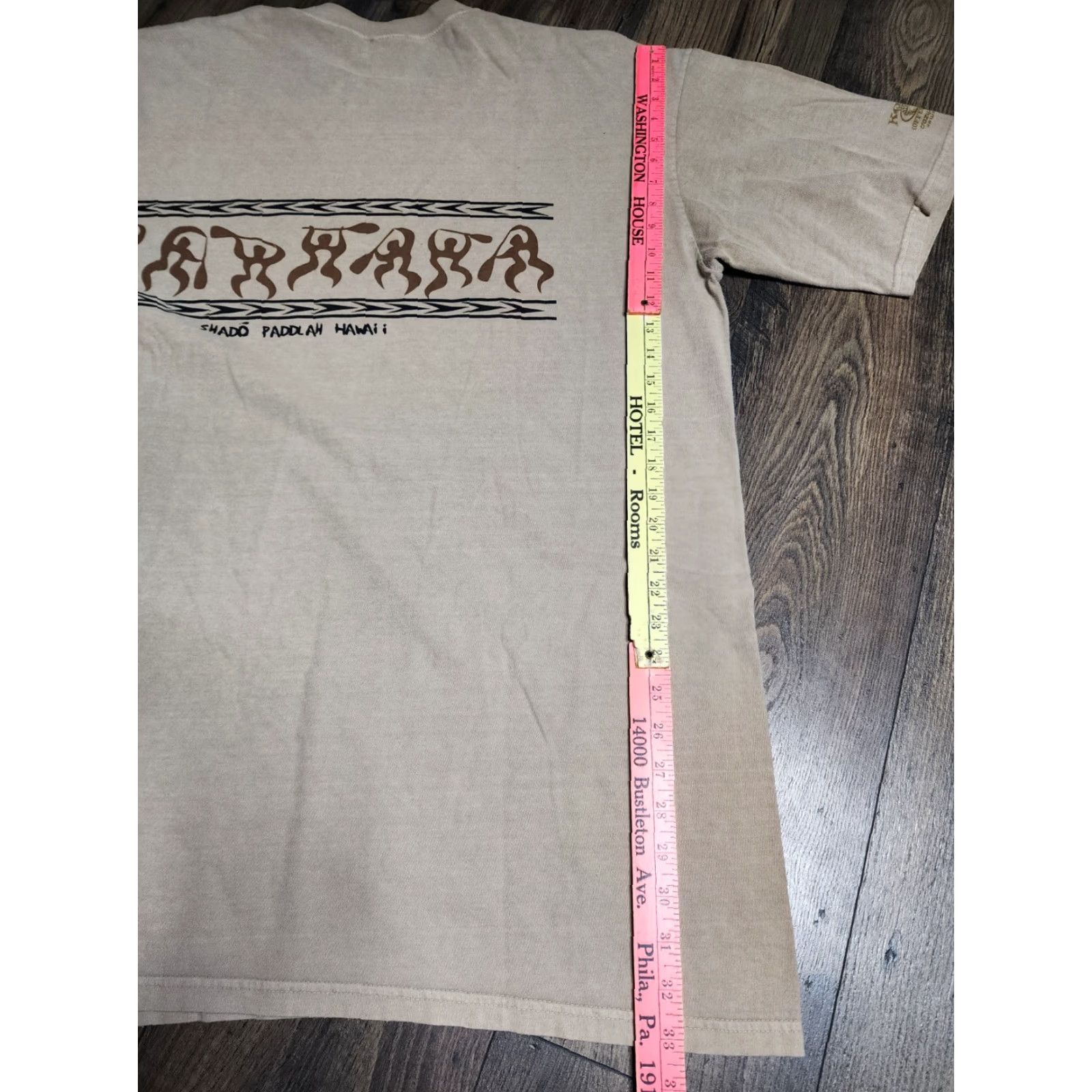 Vintage VINTAGE Crazy Shirts Hawaii Coffee Dyed Short Sleeve T Shirt 1990s Men's 2XL Beige Cotton Distressed Size US XXL / EU 58 / 5 - 2 Thumbnail
