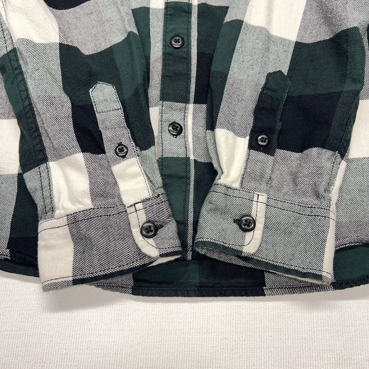 Vans Vans Flannel Shirt Green Plaid Button Up Tailored Fit Skate Size US L / EU 52-54 / 3 - 7 Thumbnail