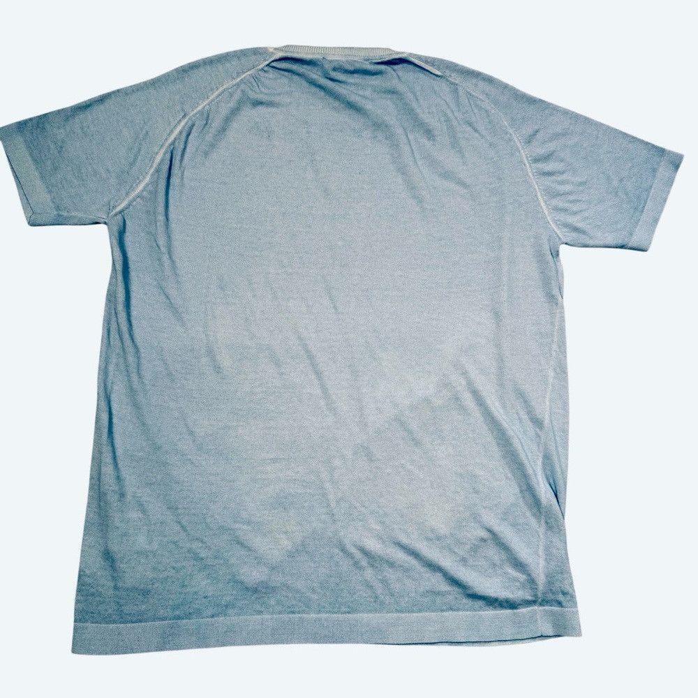 Other NWT New Diktat Sky Blue Knit Short Sleeve Cotton Top Made I Size US XL / EU 56 / 4 - 4 Thumbnail
