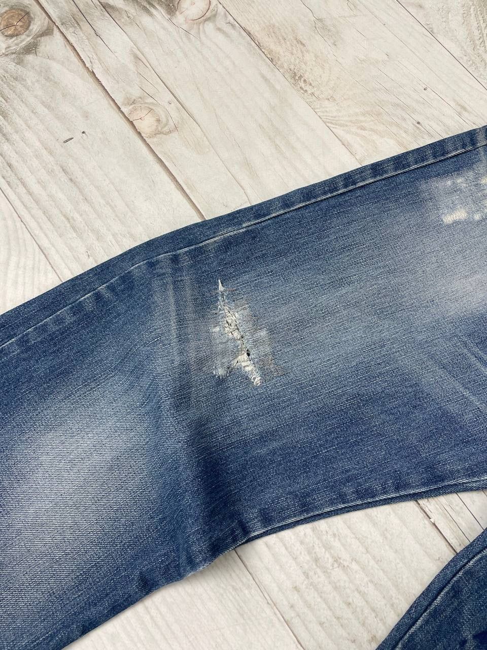Dolce & Gabbana Vintage Dolce & Gabbana DG Denim Jeans Baggy Distressed Y2K Size US 33 - 7 Thumbnail