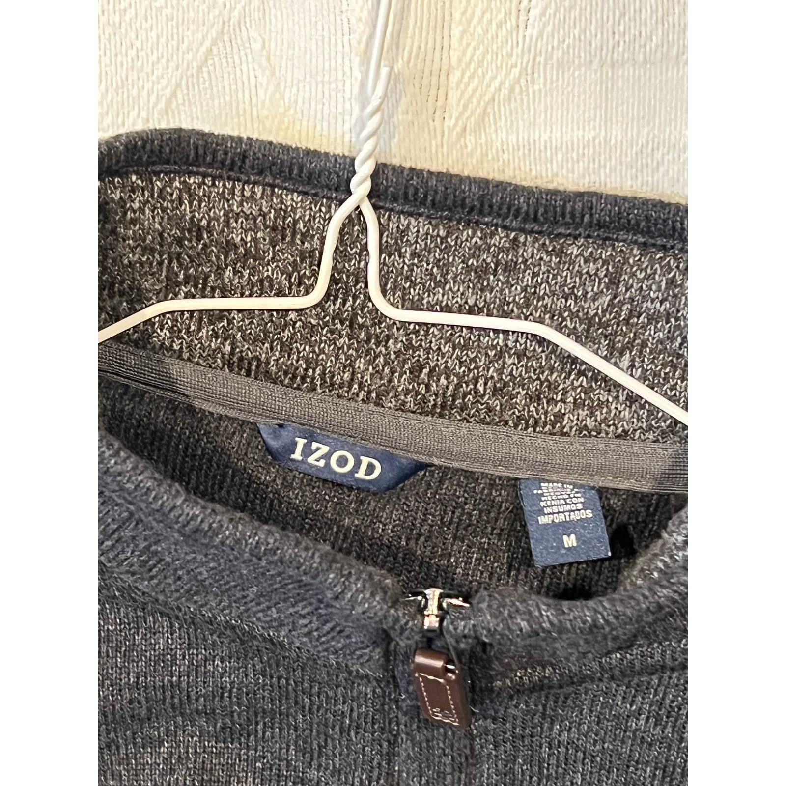 Izod Izod 1/4 Zip Charcoal Gray Fleece Mens XL Size US M / EU 48-50 / 2 - 3 Thumbnail