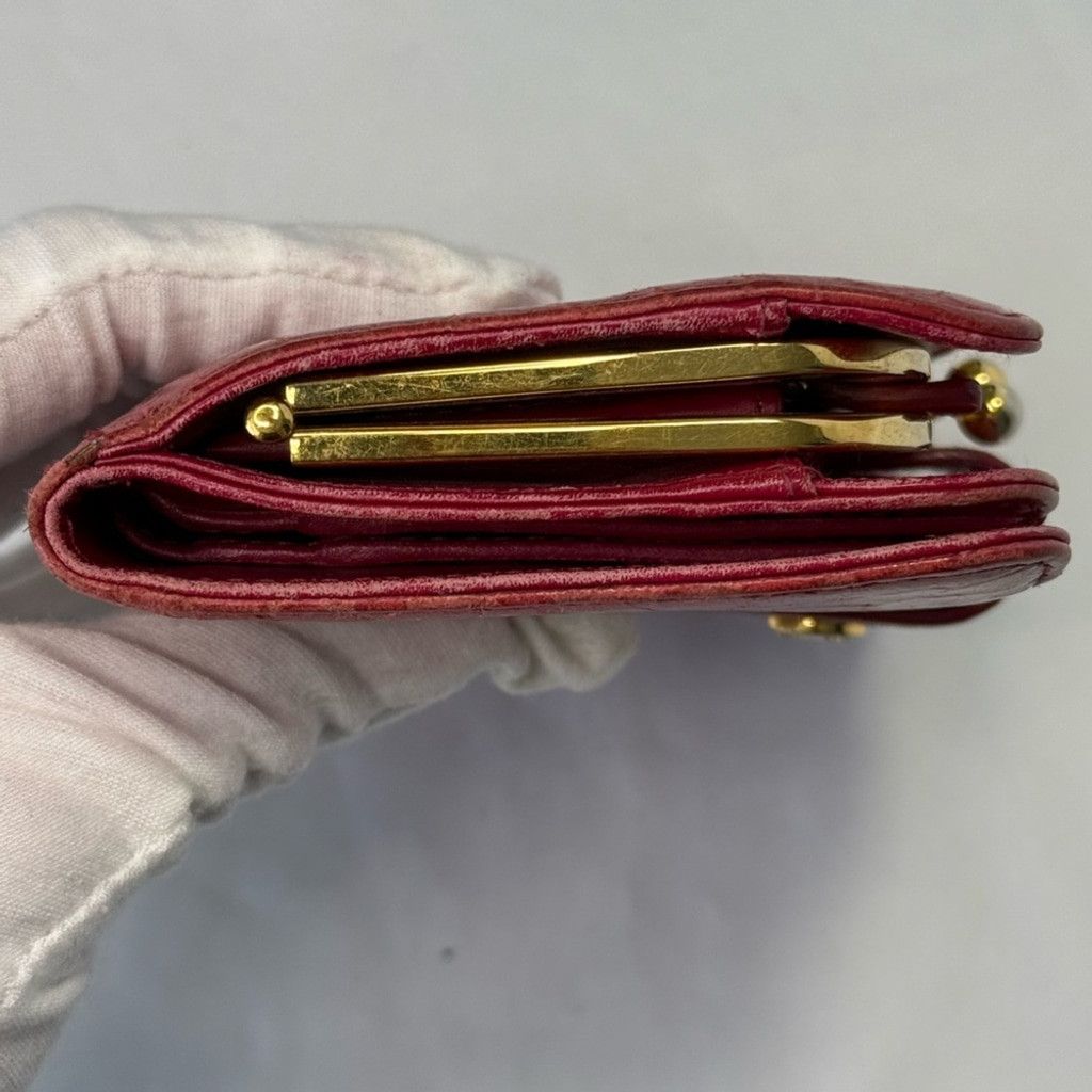 Miu Miu Miu Miu Croc Embossed Kisslock Wallet Size ONE SIZE - 9 Thumbnail