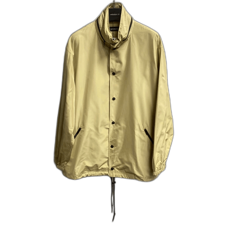 Balenciaga Balenciaga Khaki Logo Print Jacket Size US M / EU 48-50 / 2 - 1 Thumbnail