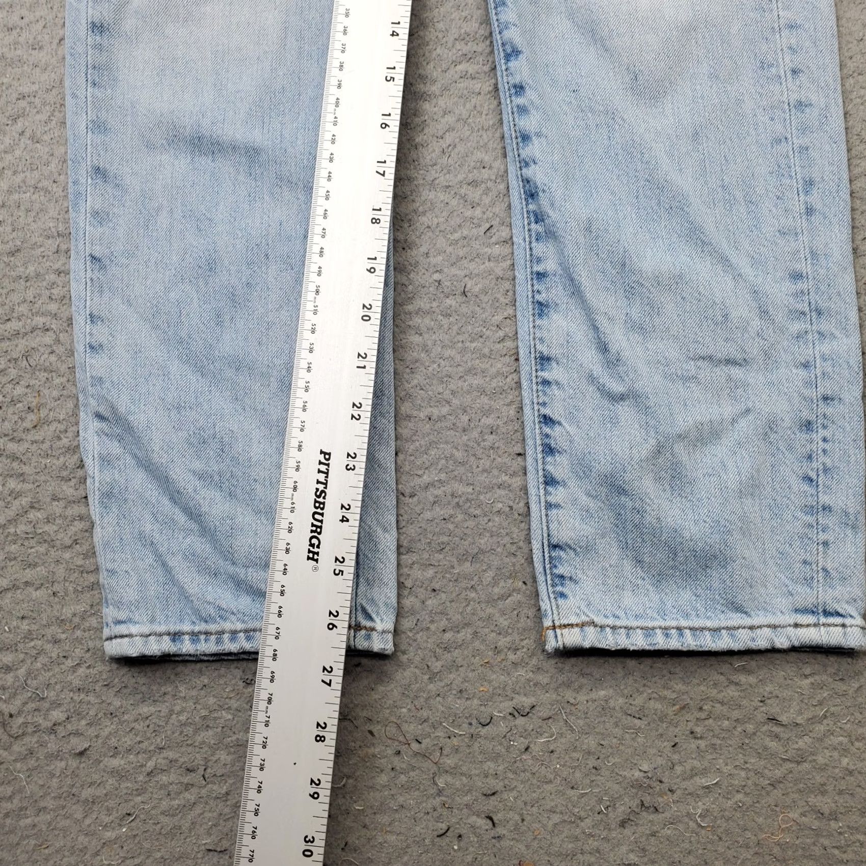 Madewell VINTAGE Madewell Straight Jeans Womens Size 25 Blue Denim 100% Cotton 5-Pocket Inseam 26.5" Measurements 13.5" Across Waist Brand New Title Size 42" / US 20 - 4 Thumbnail