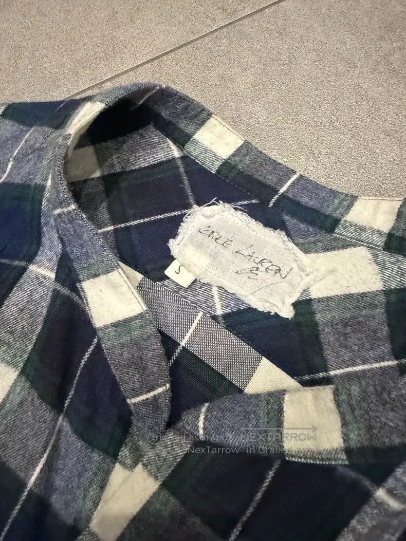 Greg Lauren Greg Lauren Blue green white plaid shirt Size US S / EU 44-46 / 1 - 2 Thumbnail
