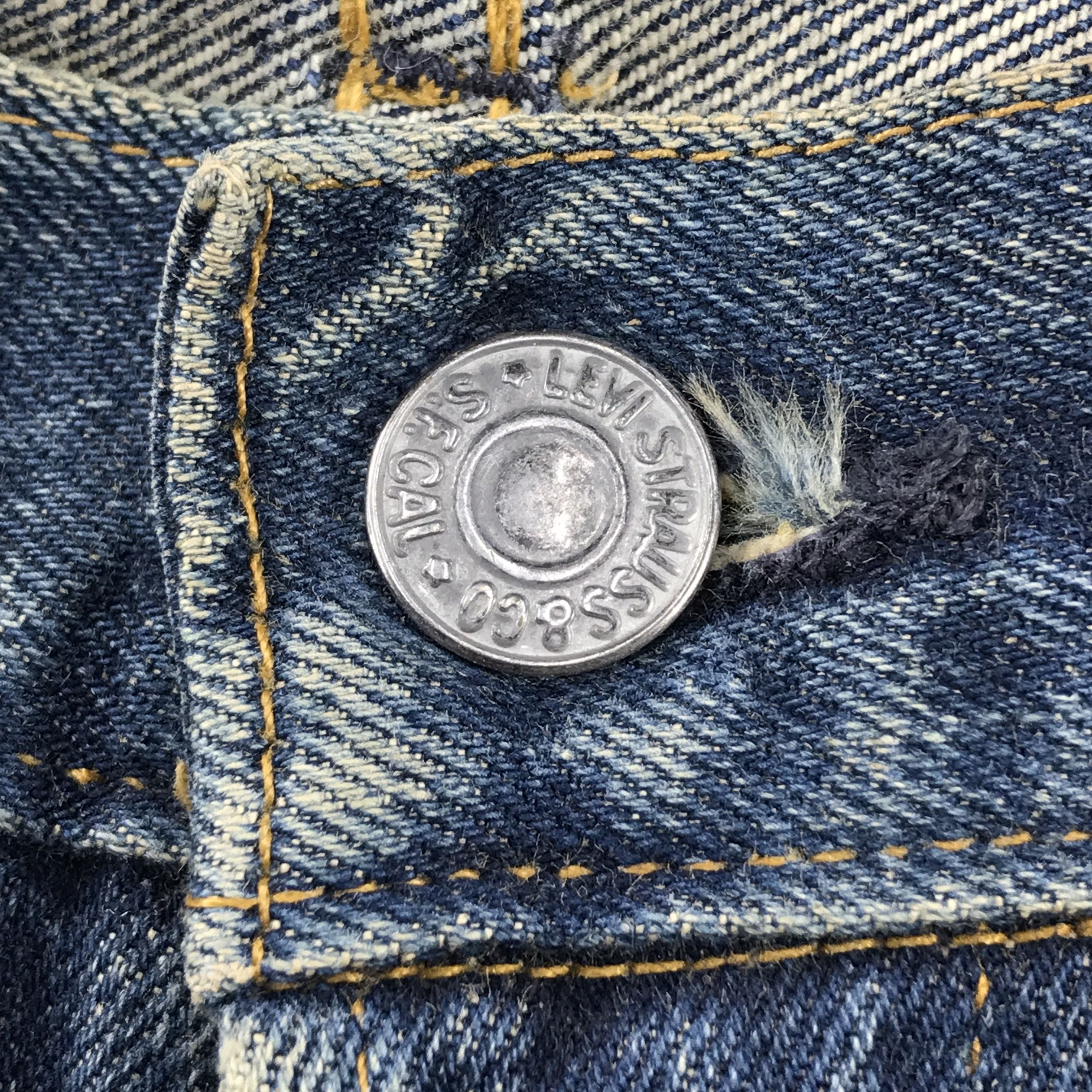 Levi's Vintage Levis 501 Big E Selvedge Denim Jeans Size US 32 / EU 48 - 12 Thumbnail