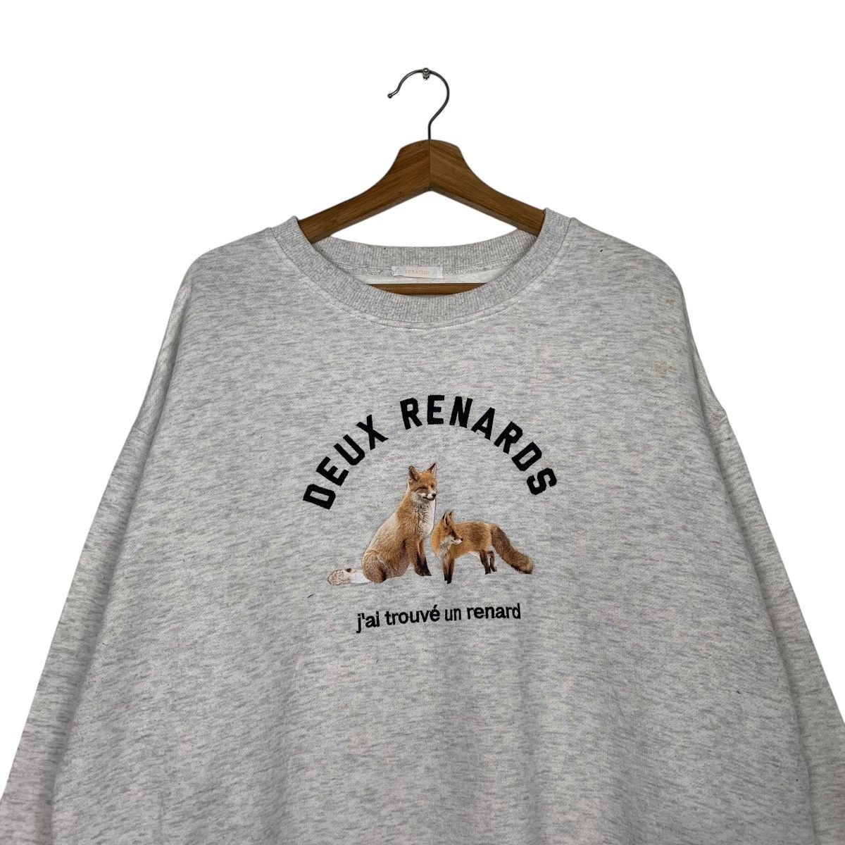 Japanese Brand Japanese Brand Deux Renards Crewneck Sweatshirt Size US L / EU 52-54 / 3 - 2 Thumbnail