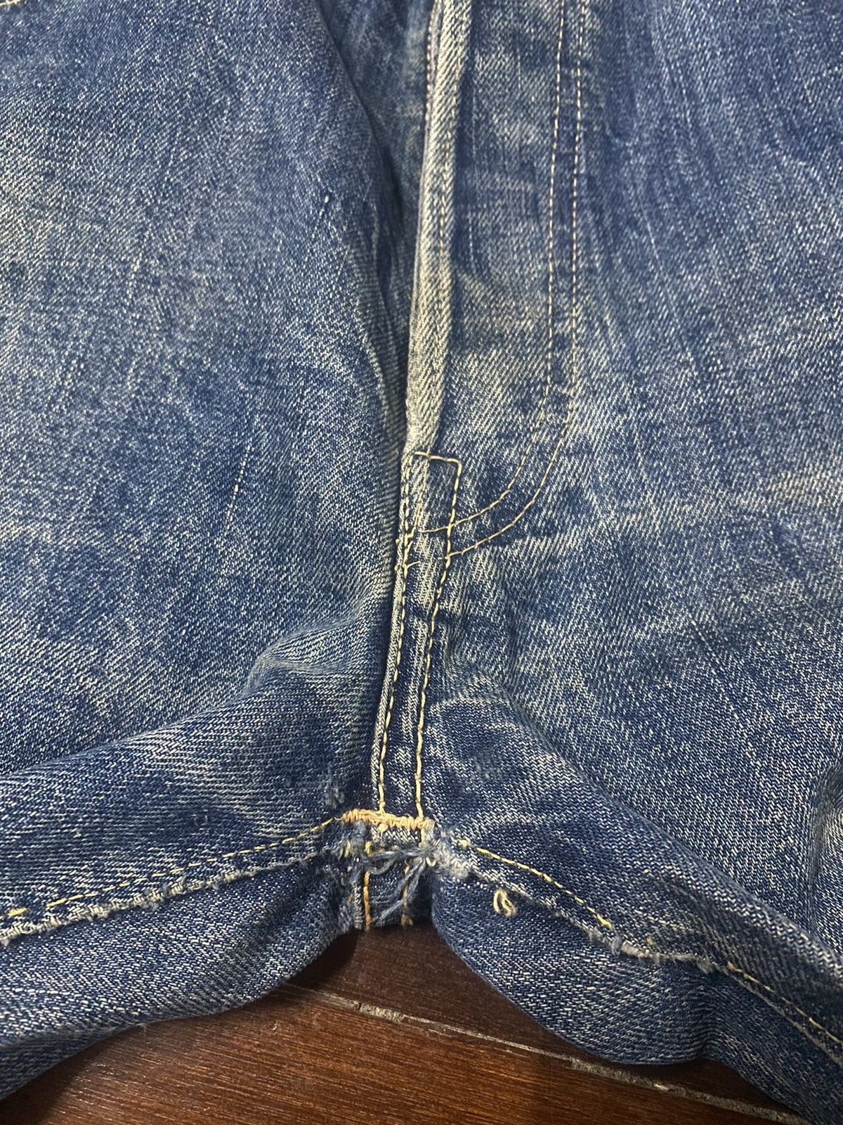 Warehouse Fire 🔥🔥 vintage warehouse v stich button hidden rivet Size US 31 - 18 Thumbnail